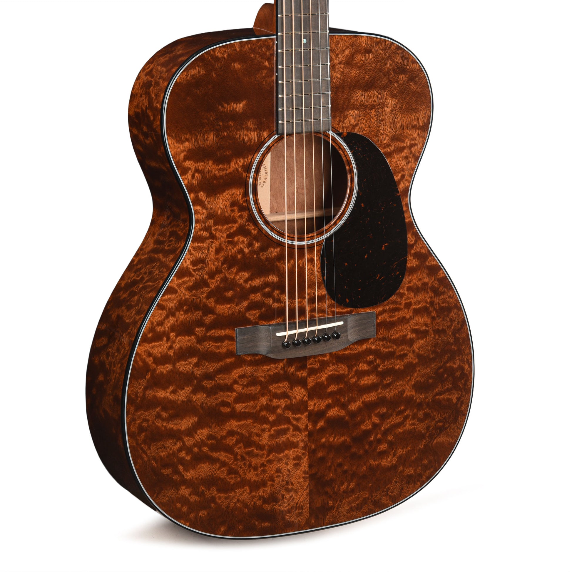 Martin Custom Shop OM-18 Style Auditorium Quilted Pommele Sapele/Quilted Pommele Sapele Natural Acoustic Guitars / OM and Auditorium