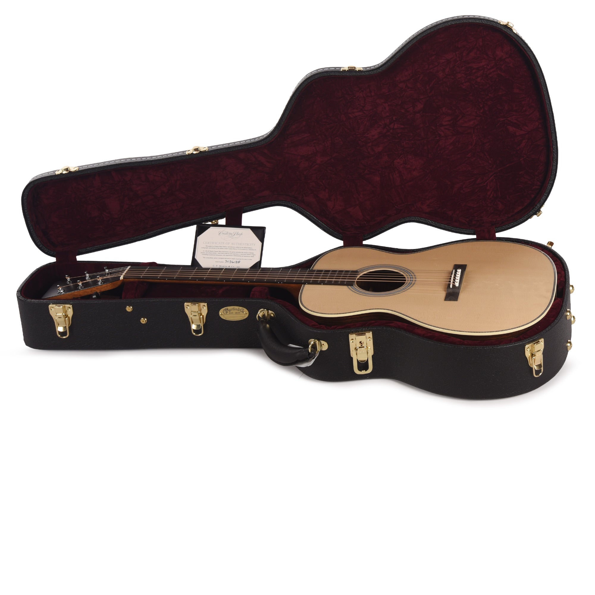 Martin Custom Shop OM-28 Style Auditorium Engelmann Spruce/Wild Grain East Indian Rosewood Natural Acoustic Guitars / OM and Auditorium