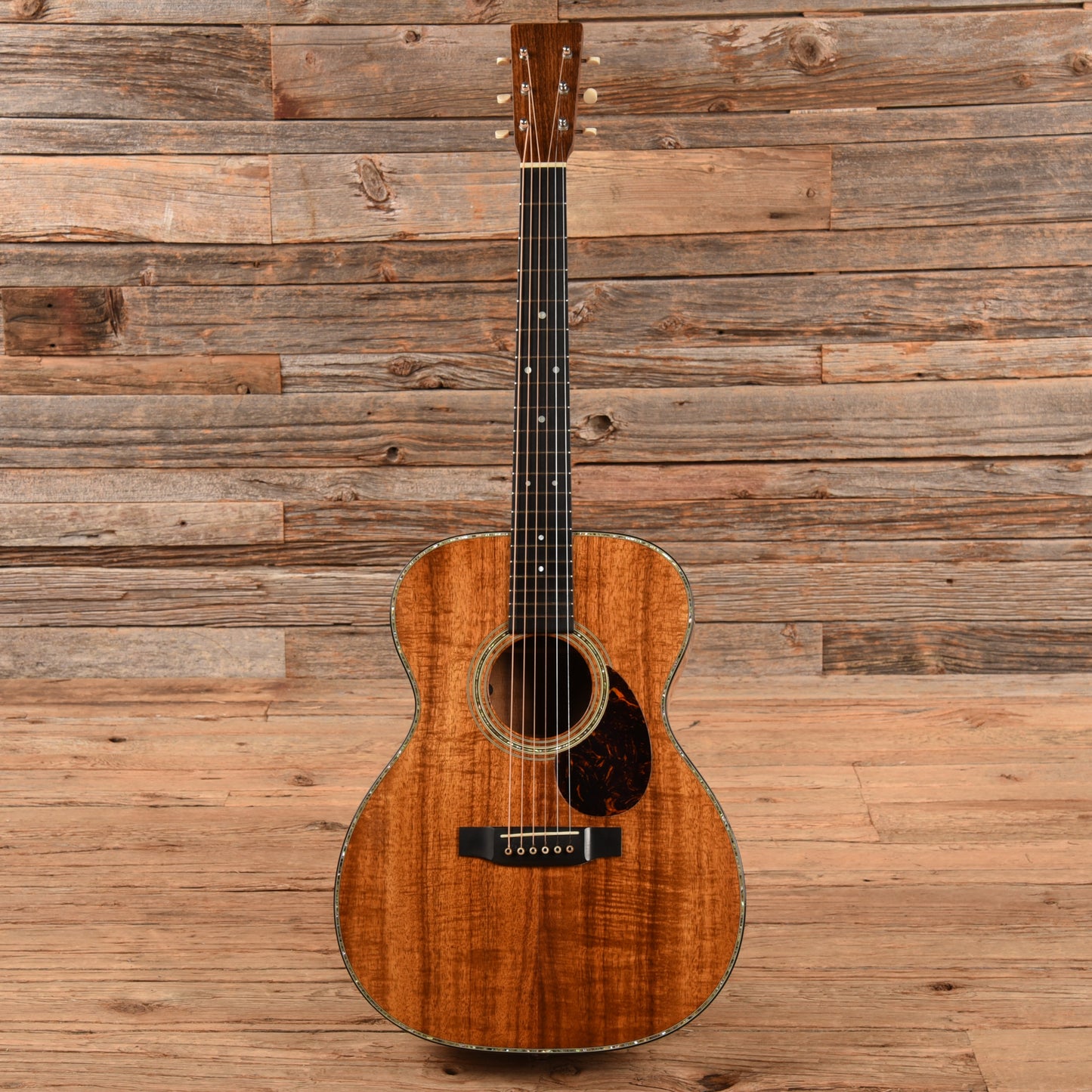 Martin Custom Shop OM-41 Style All Figured Koa Natural Acoustic Guitars / OM and Auditorium