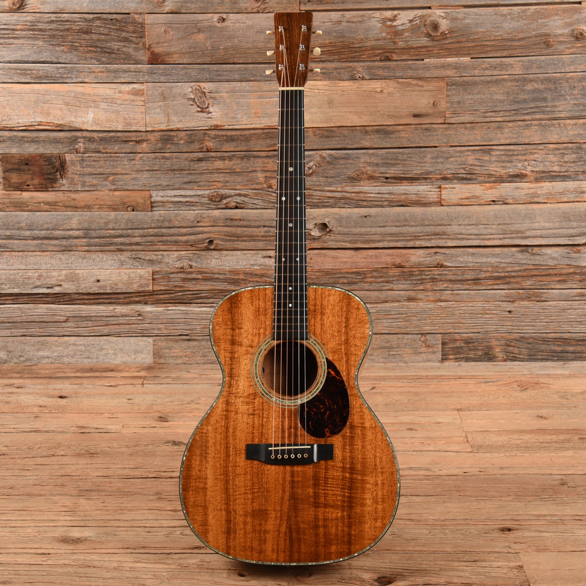 Martin Custom Shop OM-41 Style All Figured Koa Natural Acoustic Guitars / OM and Auditorium