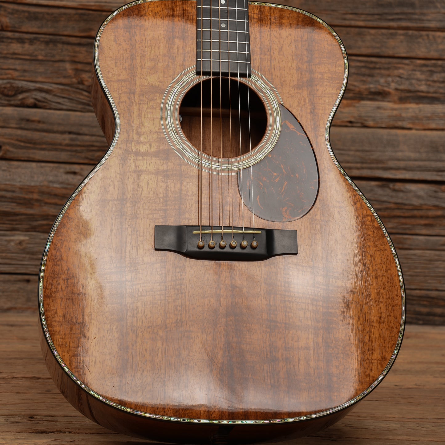 Martin Custom Shop OM-41 Style All Figured Koa Natural Acoustic Guitars / OM and Auditorium