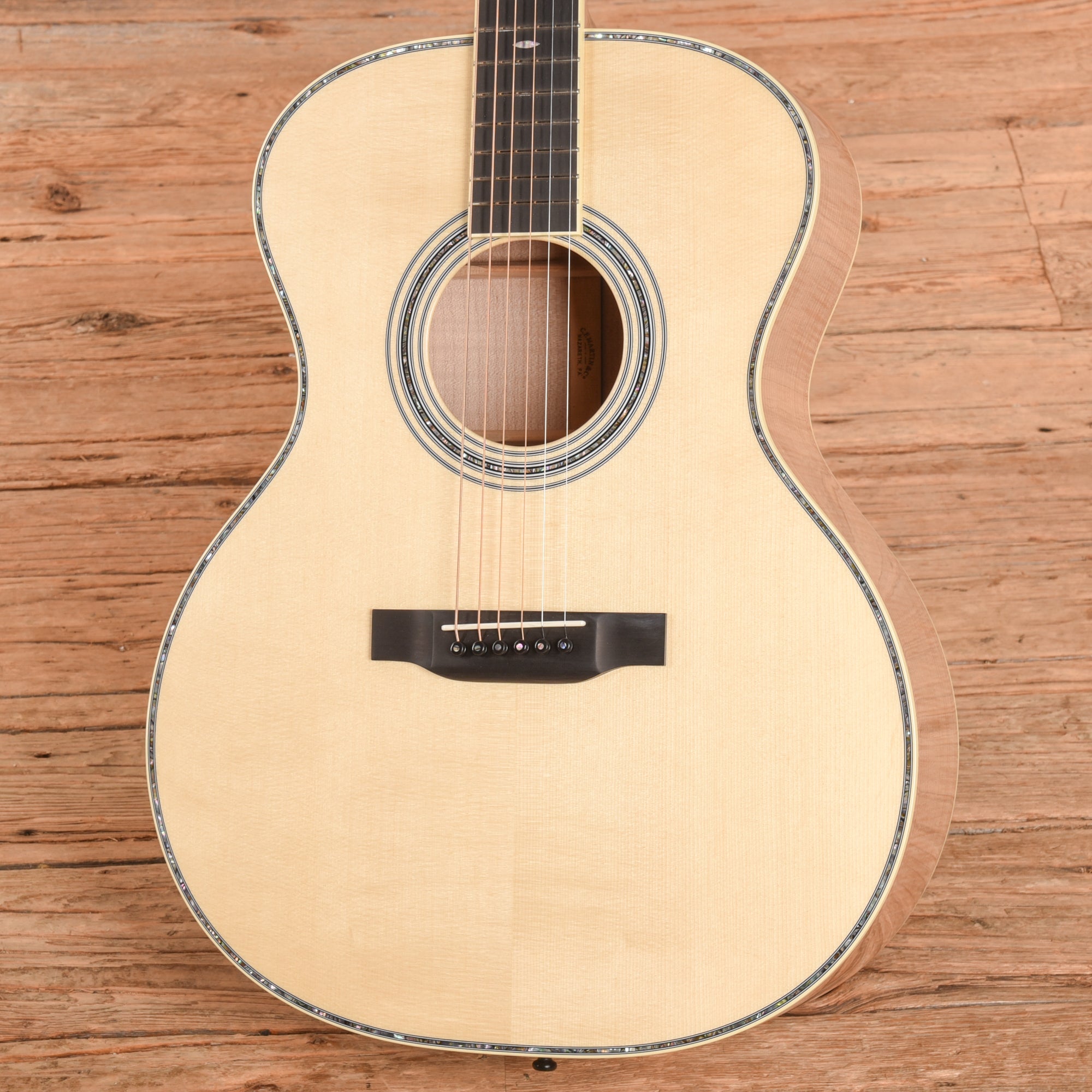 Martin Custom Shop Reverb Select GO Blonde Natural 2023 Acoustic Guitars / OM and Auditorium