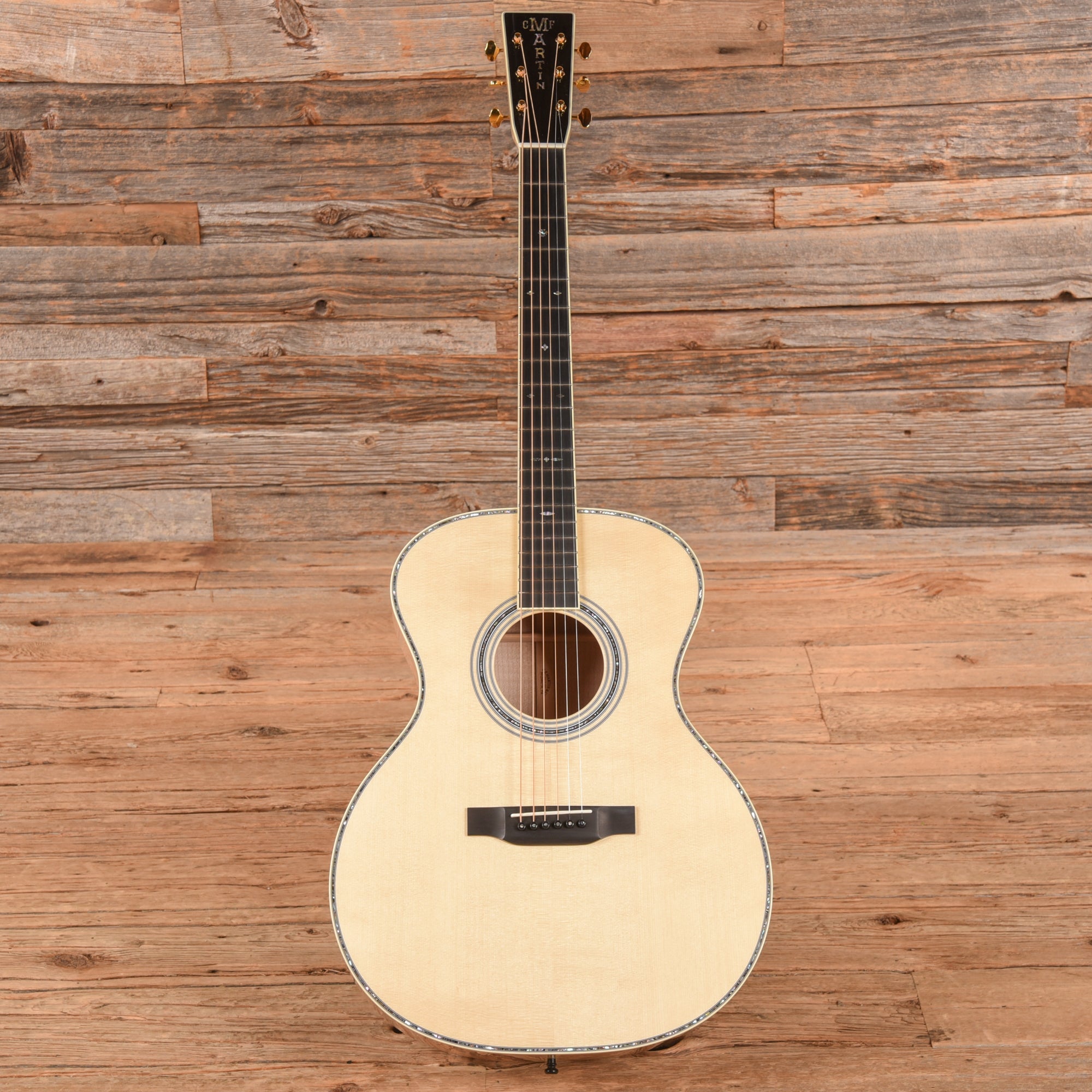 Martin Custom Shop Reverb Select GO Blonde Natural 2023 Acoustic Guitars / OM and Auditorium