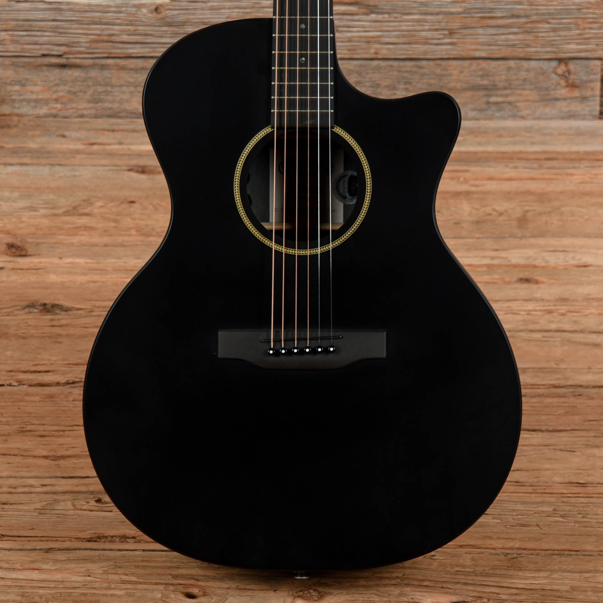 Martin GPC-X1E Black Acoustic Guitars / OM and Auditorium