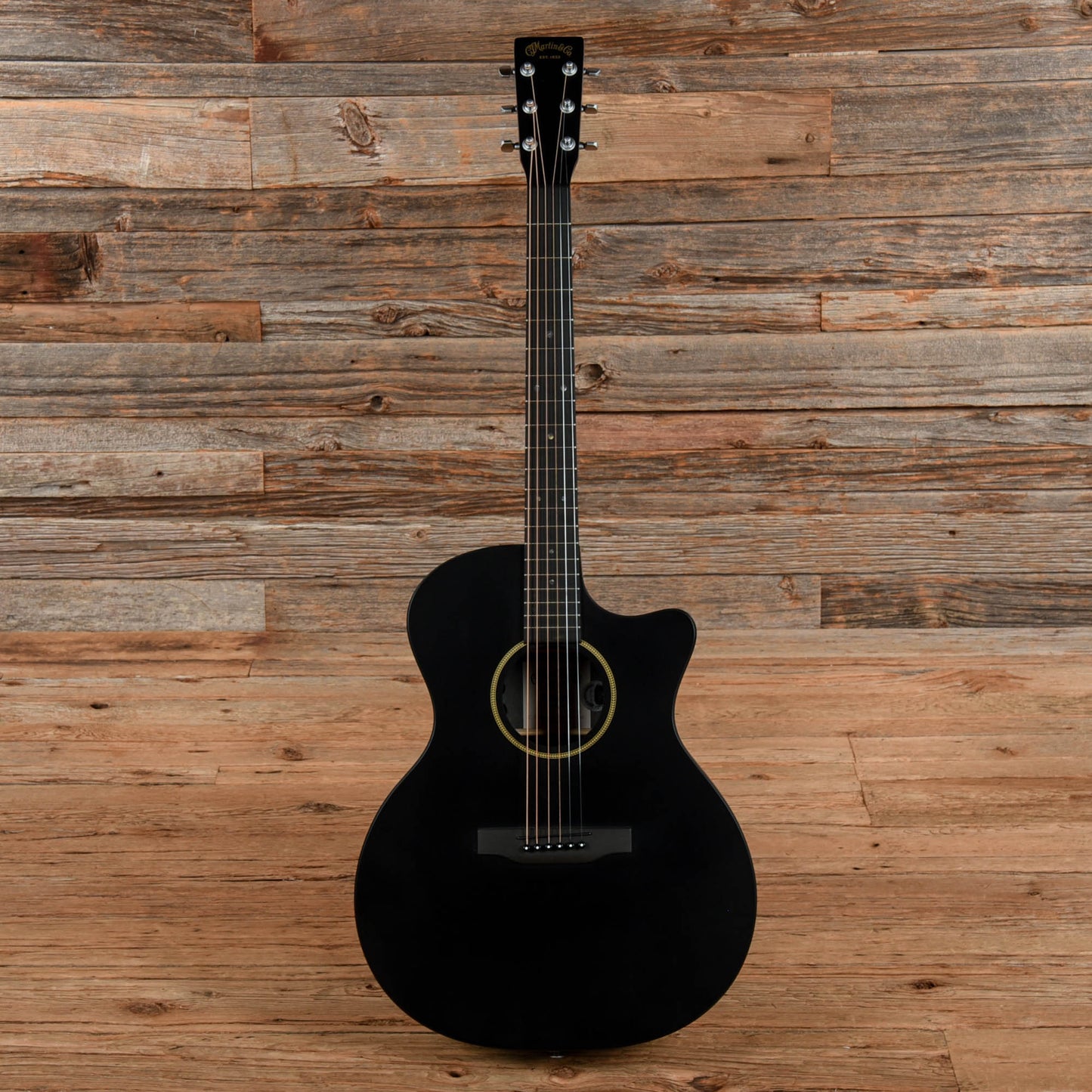 Martin GPC-X1E Black Acoustic Guitars / OM and Auditorium