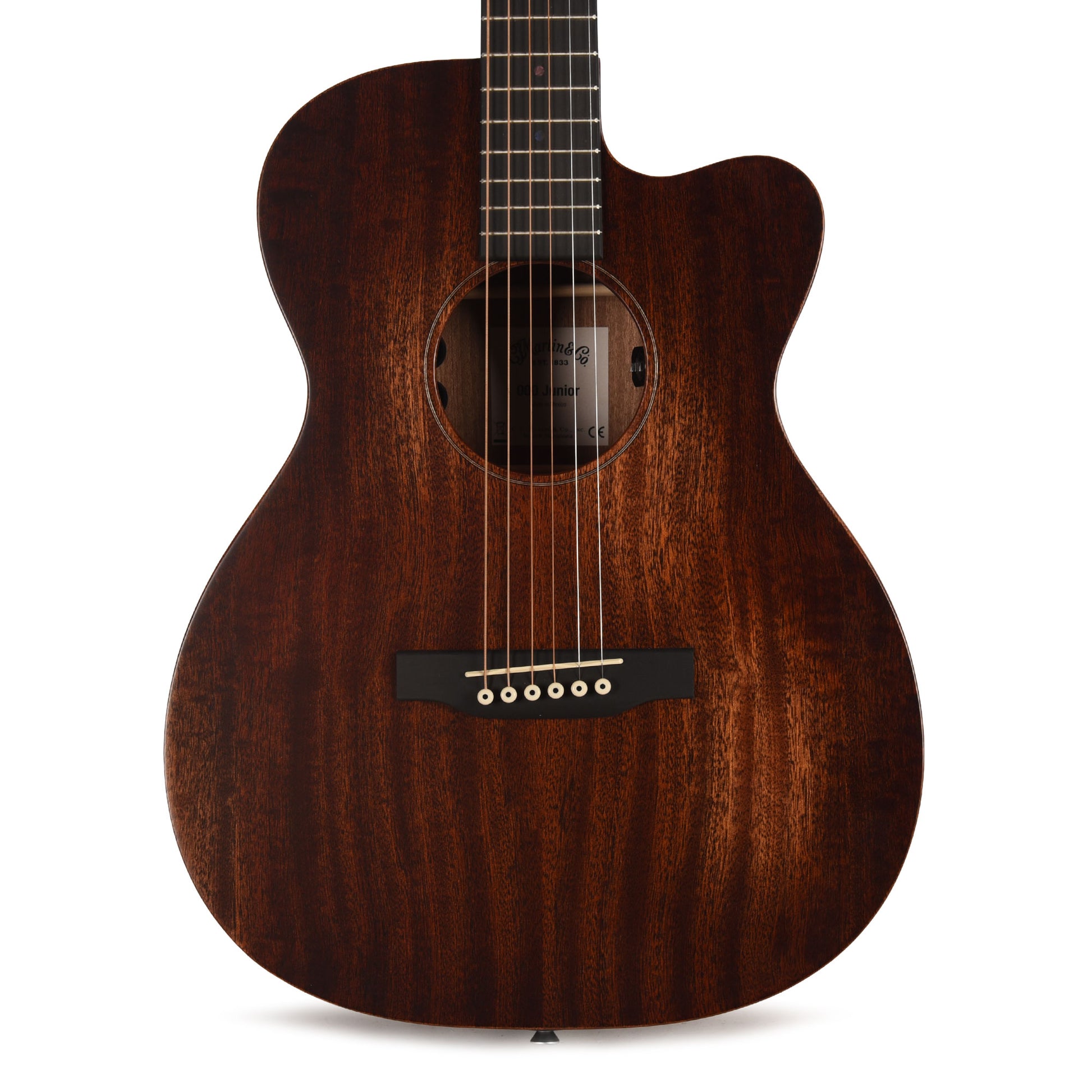 Martin Junior Series 000C Jr E StreetMaster Sapele Dark Mahogany Distressed Acoustic Guitars / OM and Auditorium