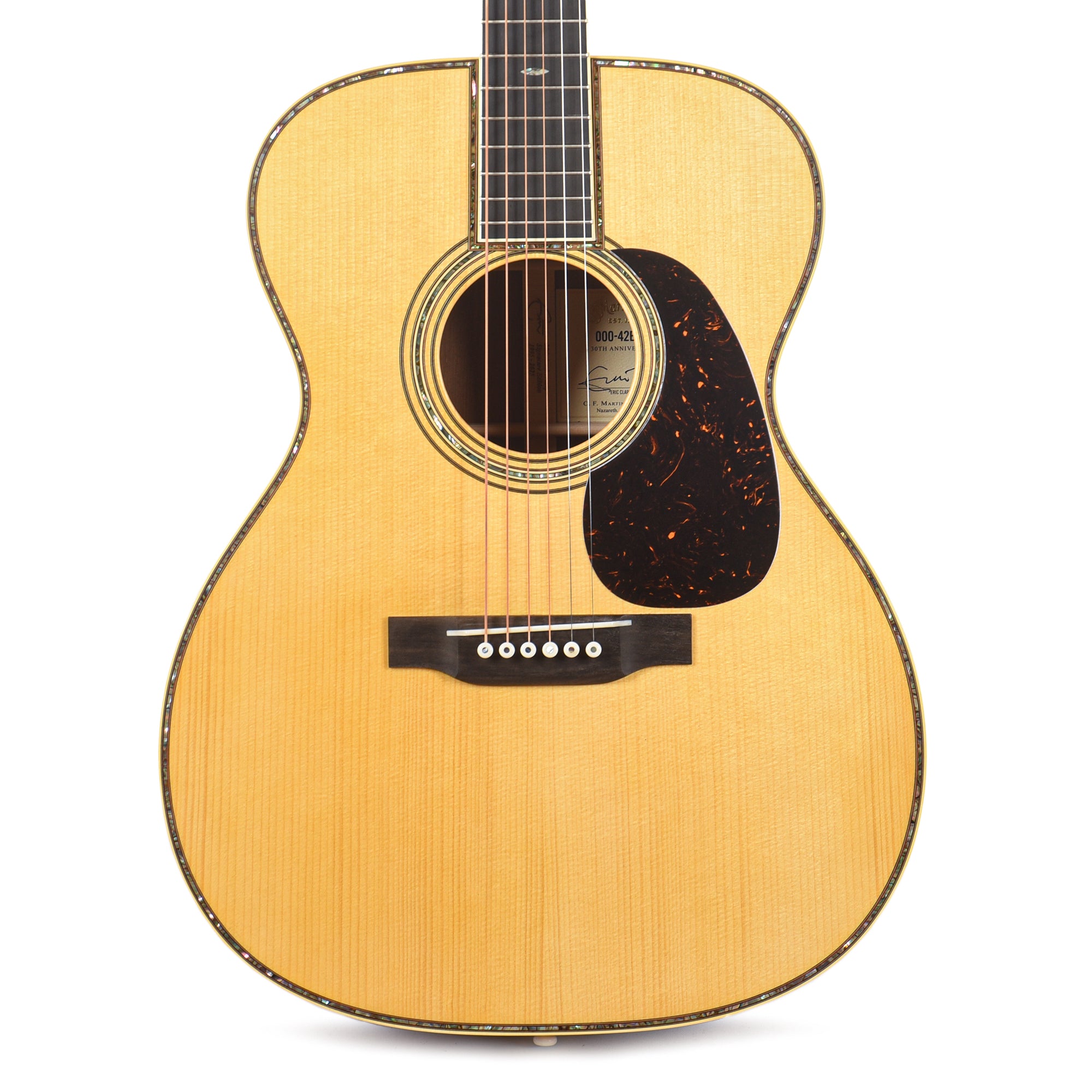 Martin Limited Edition 000-42EC 30th Anniversary Eric Clapton Adirondack Spruce/Guatelmalan Rosewood Natural Acoustic Guitars / OM and Auditorium