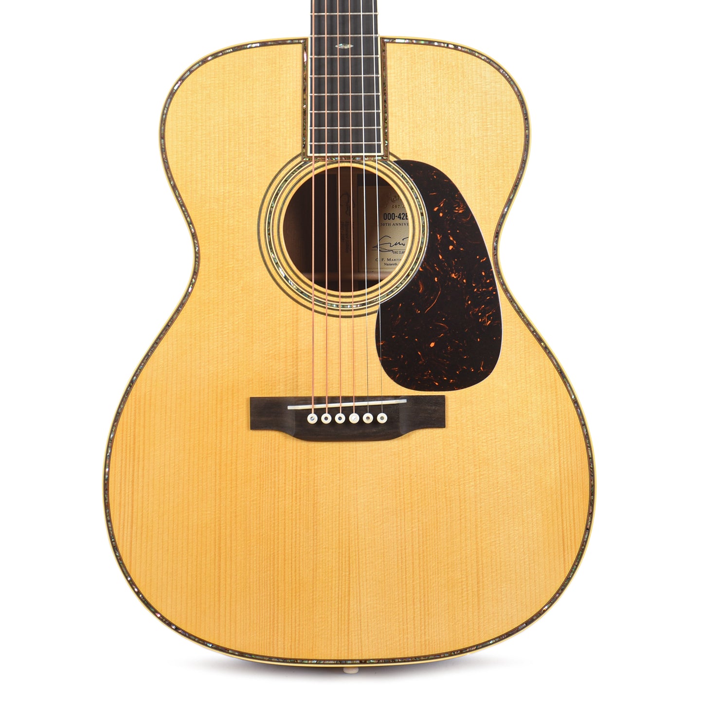 Martin Limited Edition 000-42EC 30th Anniversary Eric Clapton Adirondack Spruce/Guatelmalan Rosewood Natural Acoustic Guitars / OM and Auditorium