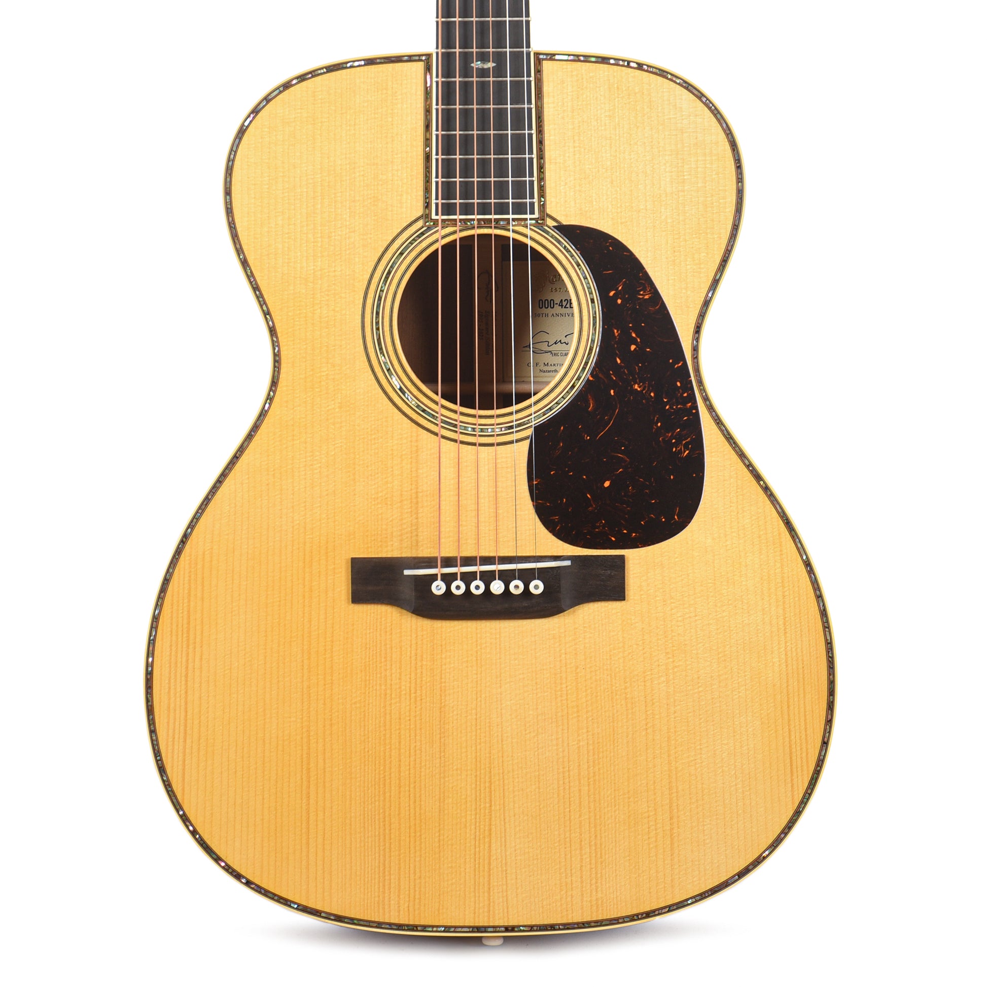 Martin Limited Edition 000-42EC 30th Anniversary Eric Clapton Adirondack Spruce/Guatelmalan Rosewood Natural Acoustic Guitars / OM and Auditorium
