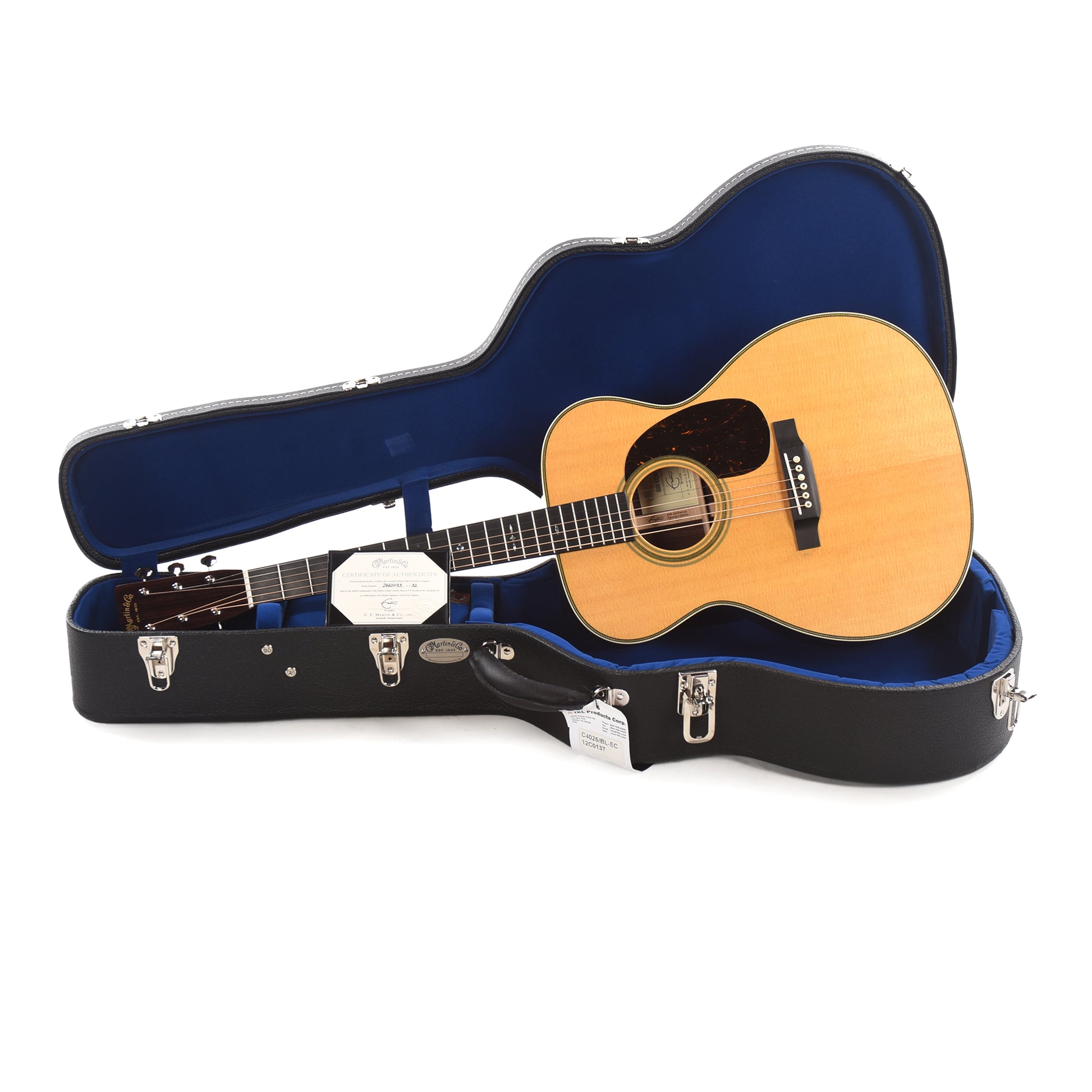 Martin Limited Edition 000-EC 30th Anniversary Eric Clapton Spruce/East Indian Rosewood Natural Acoustic Guitars / OM and Auditorium