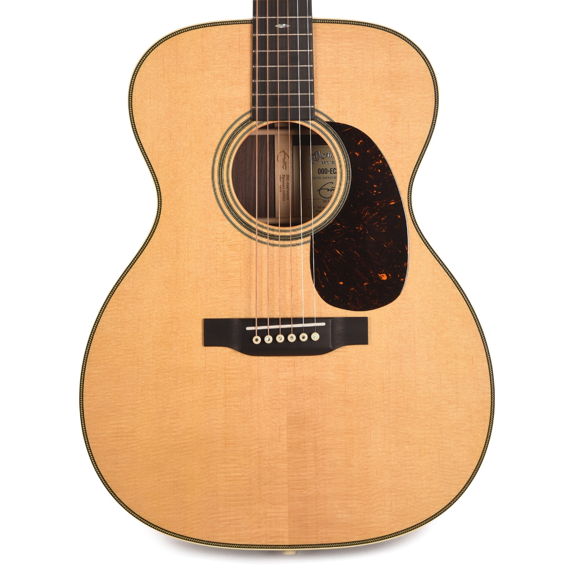 Martin Limited Edition 000-EC 30th Anniversary Eric Clapton Spruce/East Indian Rosewood Natural Acoustic Guitars / OM and Auditorium