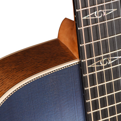 Martin Limited Edition CEO-11 European Spruce/White Oak New Horizons Blue Burst Acoustic Guitars / OM and Auditorium