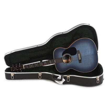 Martin Limited Edition CEO-11 European Spruce/White Oak New Horizons Blue Burst Acoustic Guitars / OM and Auditorium