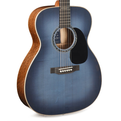 Martin Limited Edition CEO-11 European Spruce/White Oak New Horizons Blue Burst Acoustic Guitars / OM and Auditorium