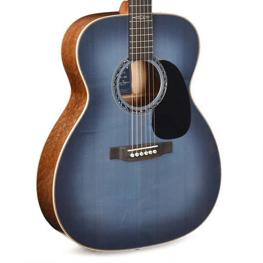 Martin Limited Edition CEO-11 European Spruce/White Oak New Horizons Blue Burst Acoustic Guitars / OM and Auditorium