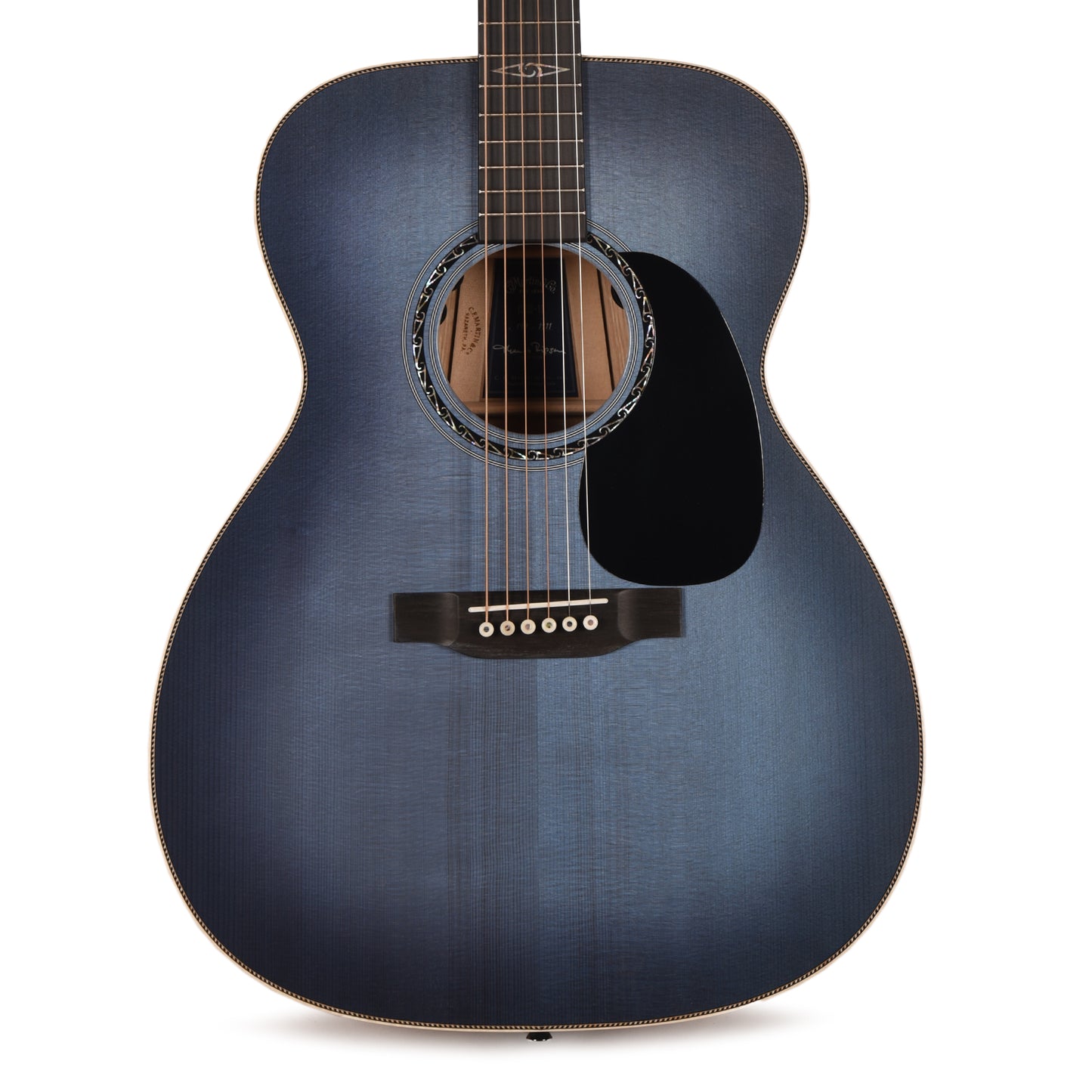 Martin Limited Edition CEO-11 European Spruce/White Oak New Horizons Blue Burst Acoustic Guitars / OM and Auditorium