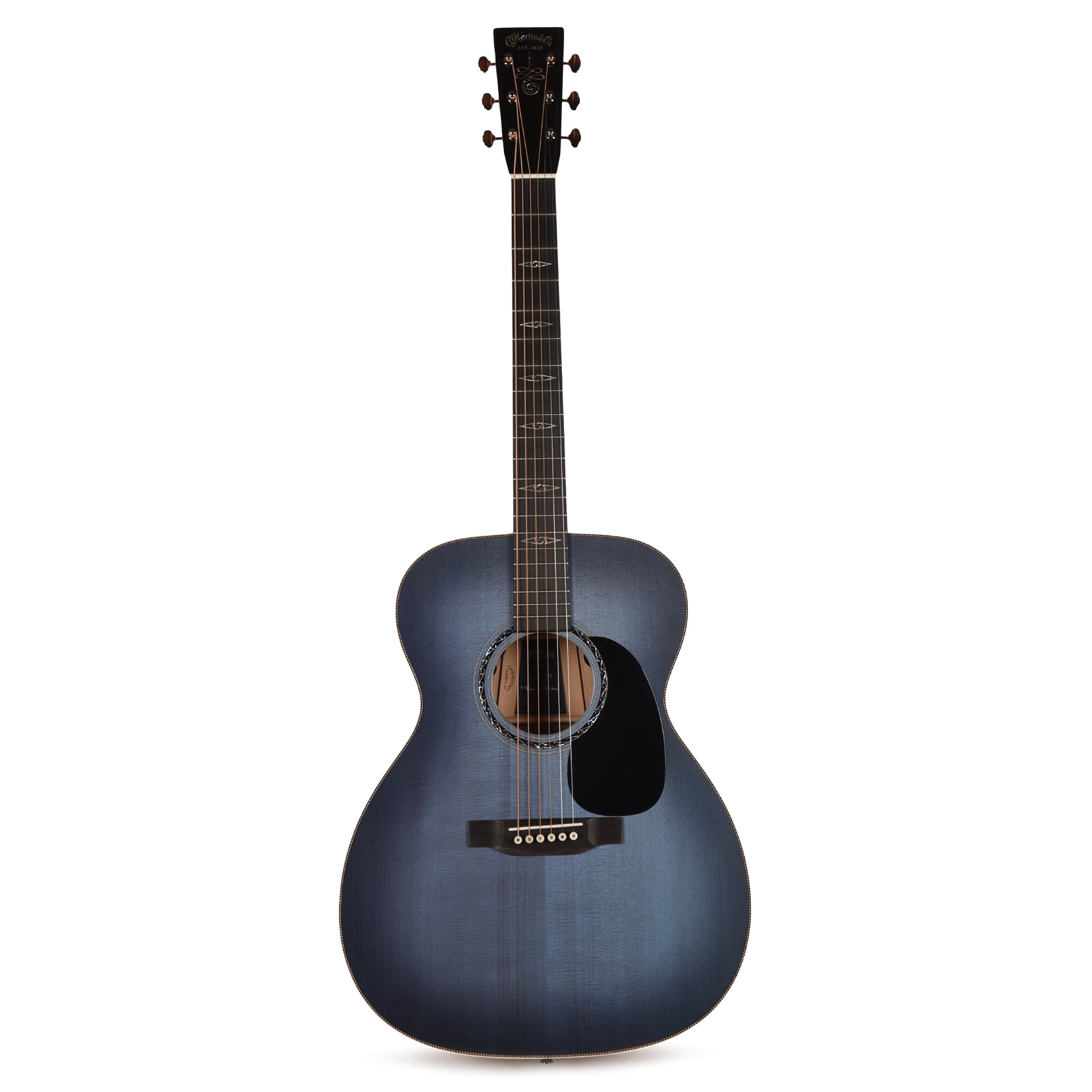 Martin Limited Edition CEO-11 European Spruce/White Oak New Horizons Blue Burst Acoustic Guitars / OM and Auditorium