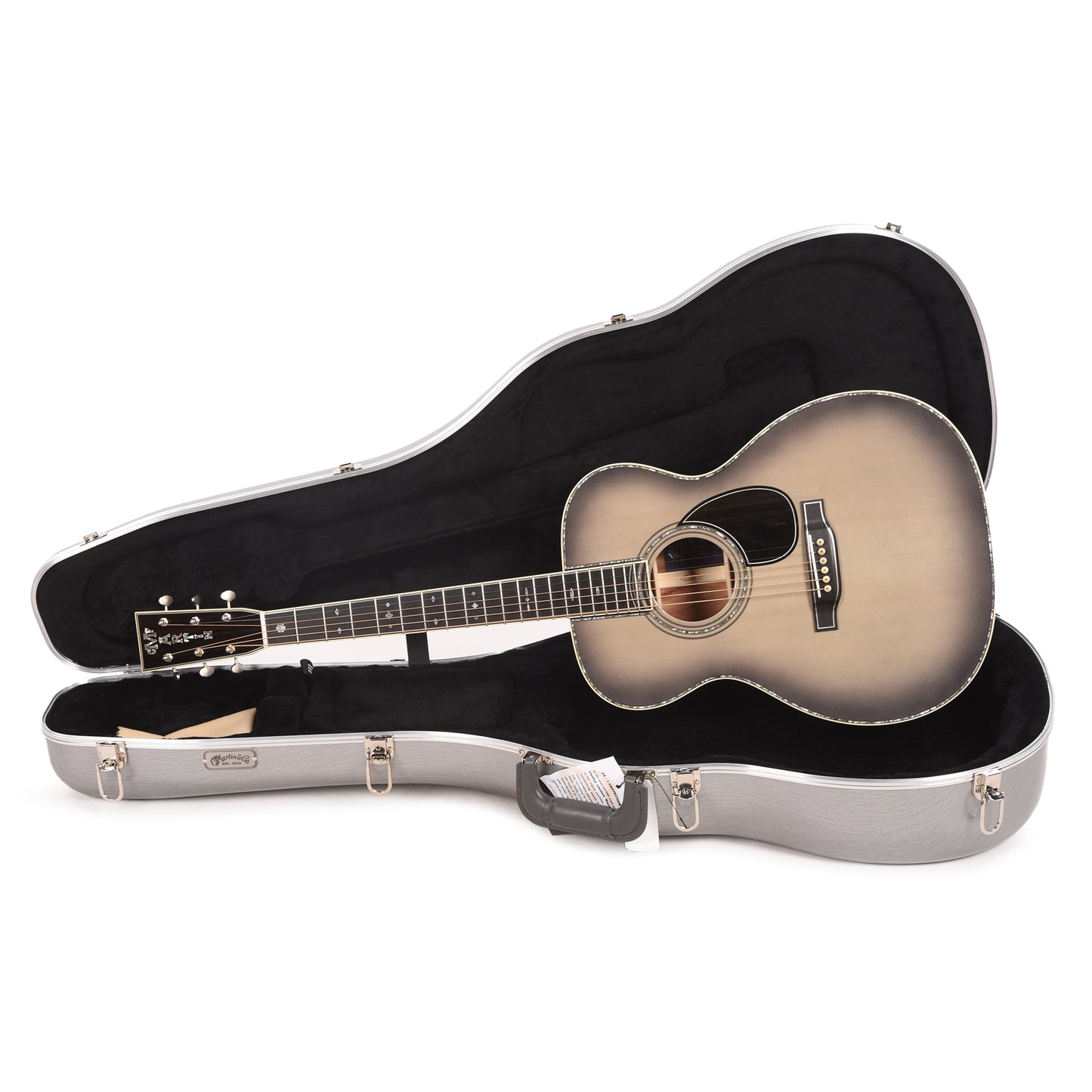 Martin OM-45 John Mayer 20th Anniversary Gray Sunburst Acoustic Guitars / OM and Auditorium
