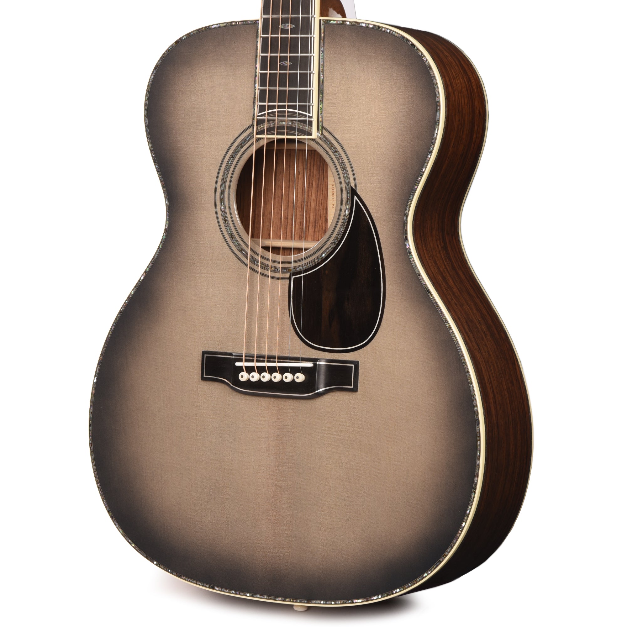 Martin OM-45 John Mayer 20th Anniversary Gray Sunburst Acoustic Guitars / OM and Auditorium