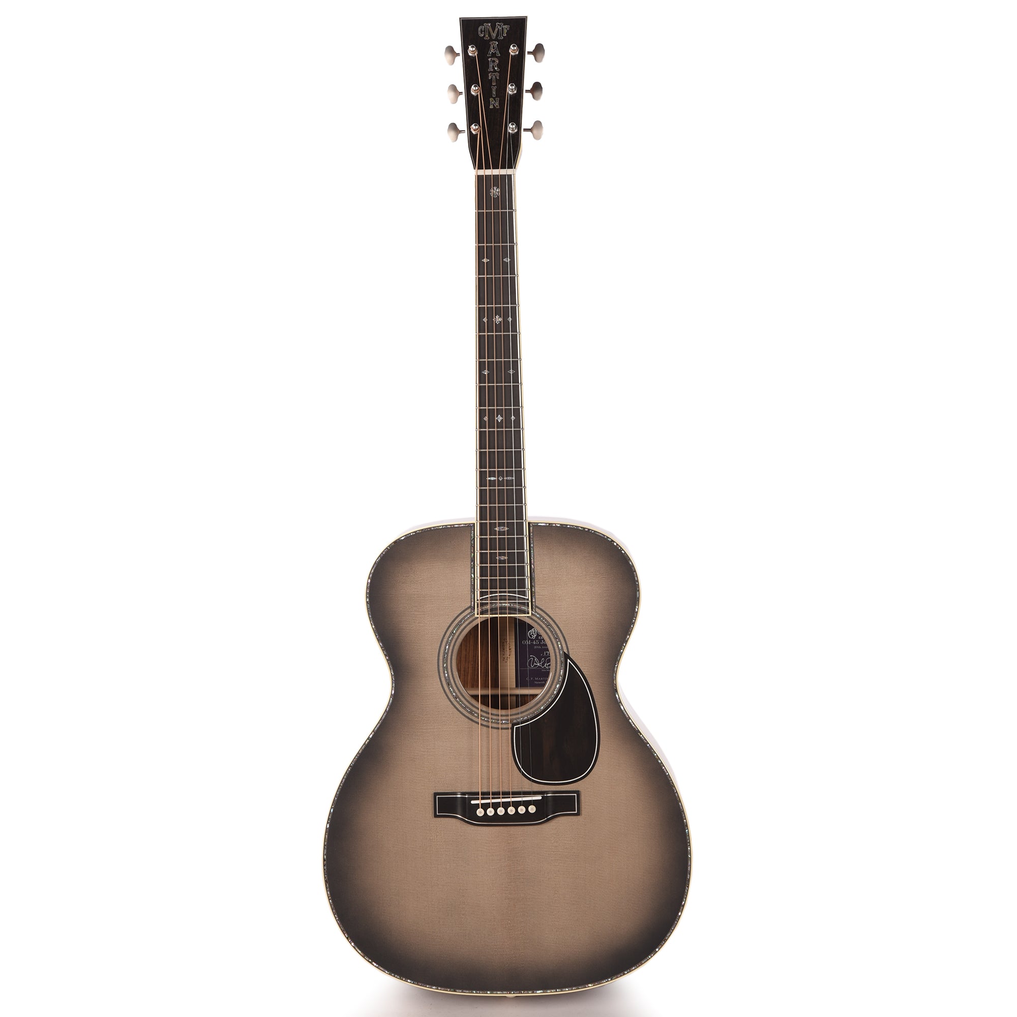 Martin OM-45 John Mayer 20th Anniversary Gray Sunburst Acoustic Guitars / OM and Auditorium