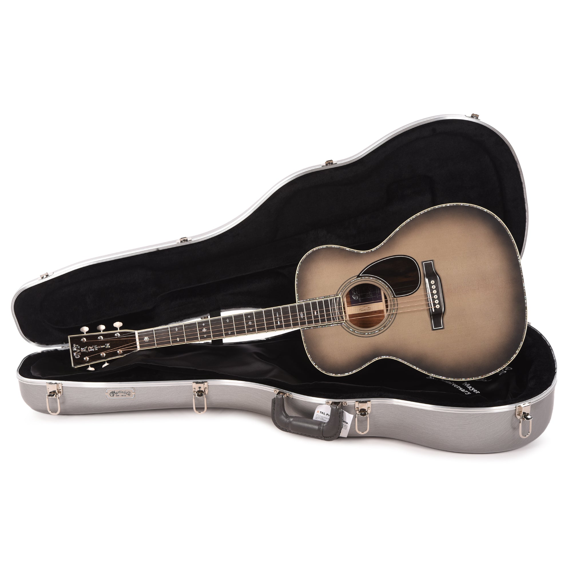 Martin OM-45 John Mayer 20th Anniversary Gray Sunburst Acoustic Guitars / OM and Auditorium