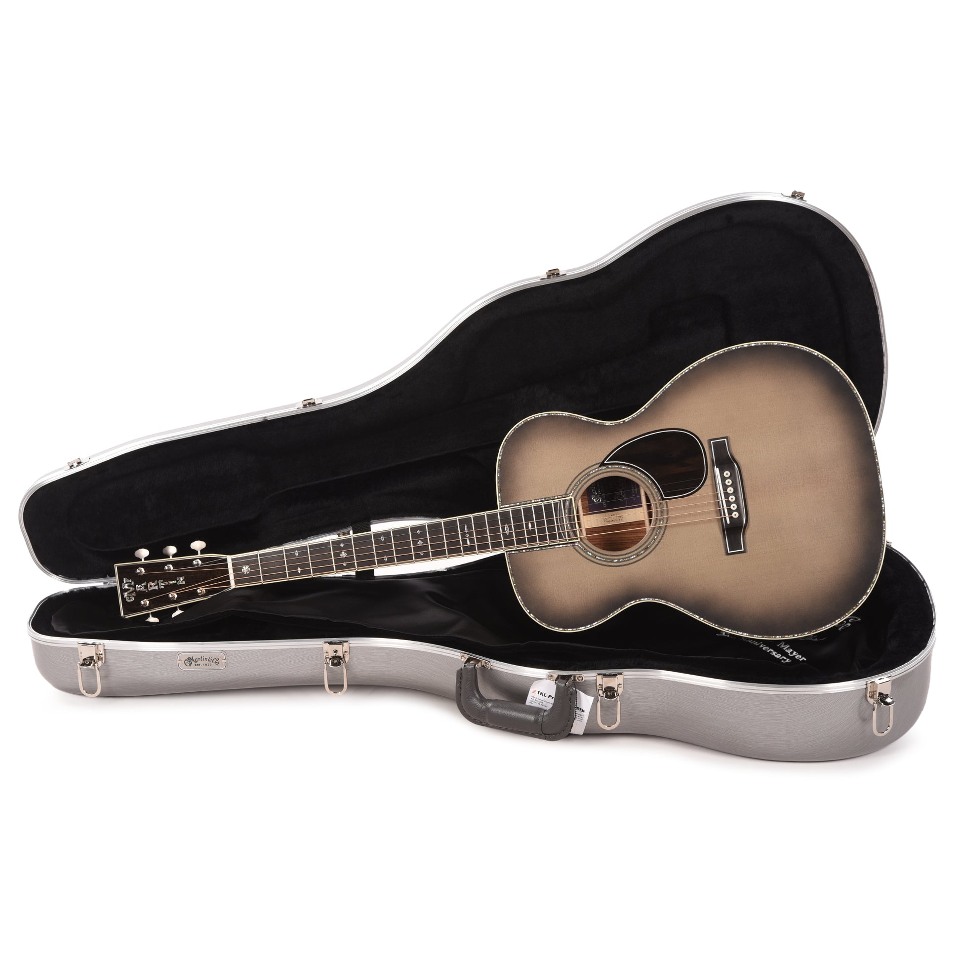 Martin OM-45 John Mayer 20th Anniversary Gray Sunburst Acoustic Guitars / OM and Auditorium
