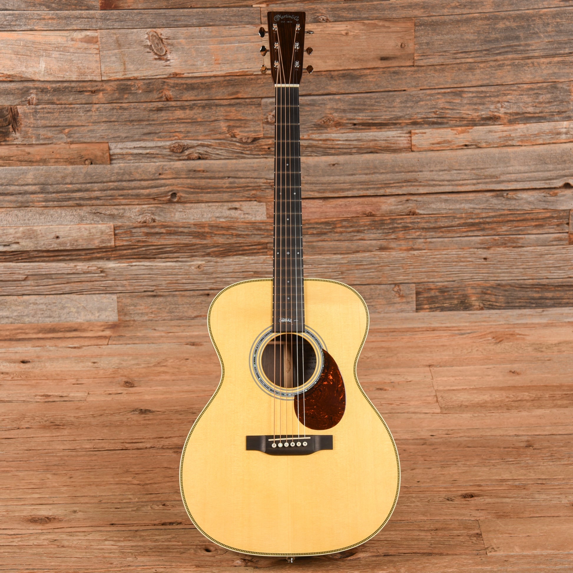 Martin OM-JM John Mayer Signature Natural 2022 Acoustic Guitars / OM and Auditorium