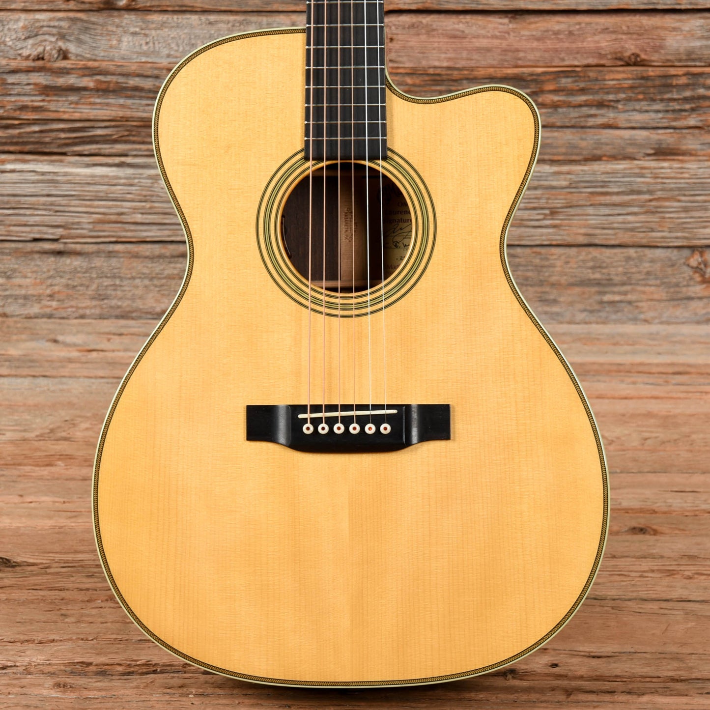 Martin OMC-28 Laurence Juber Custom Edition Natural 2004 Acoustic Guitars / OM and Auditorium