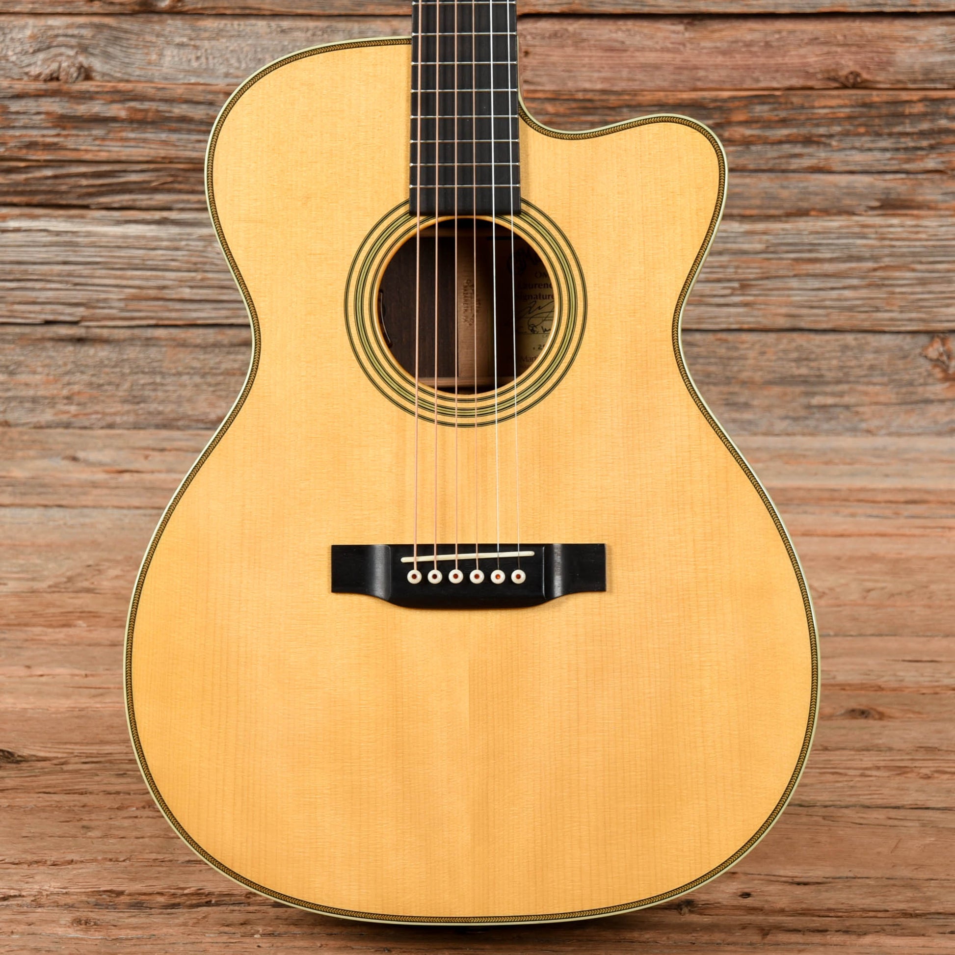 Martin OMC-28 Laurence Juber Custom Edition Natural 2004 Acoustic Guitars / OM and Auditorium
