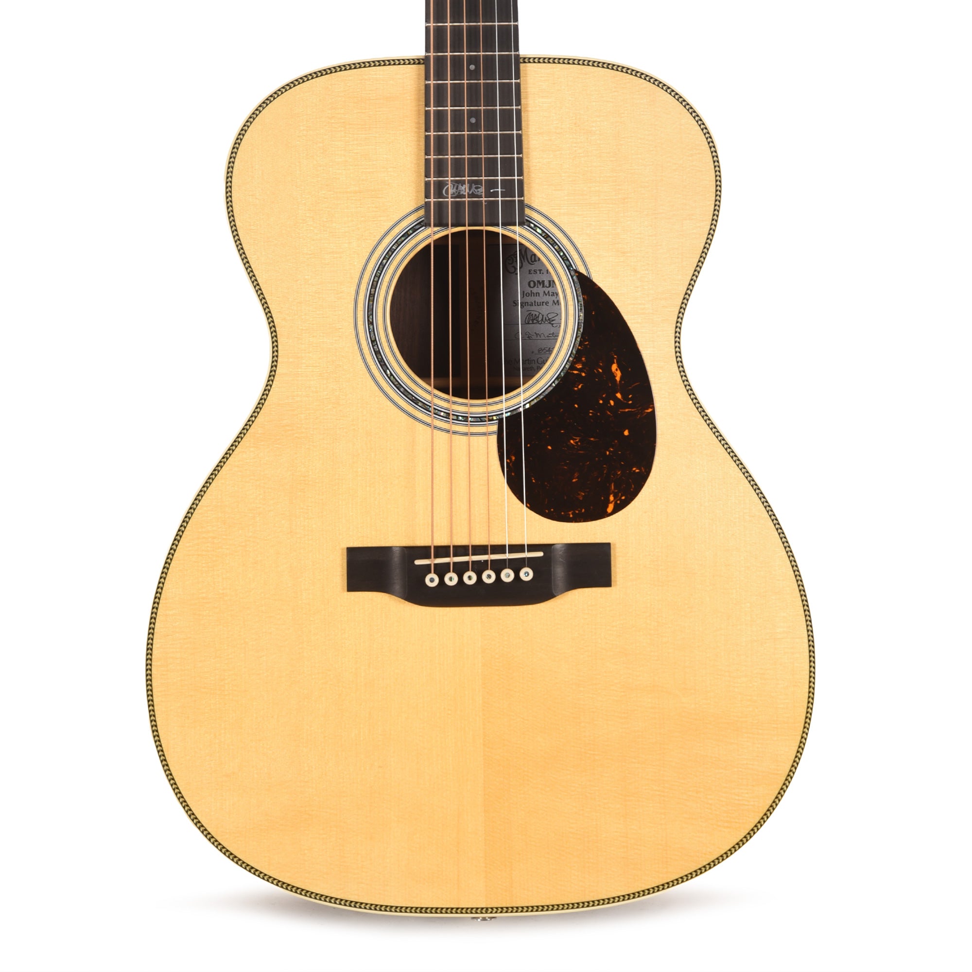 Martin OMJM John Mayer Signature Engelmann Spruce/Rosewood Antique Toner Natural Acoustic Guitars / OM and Auditorium