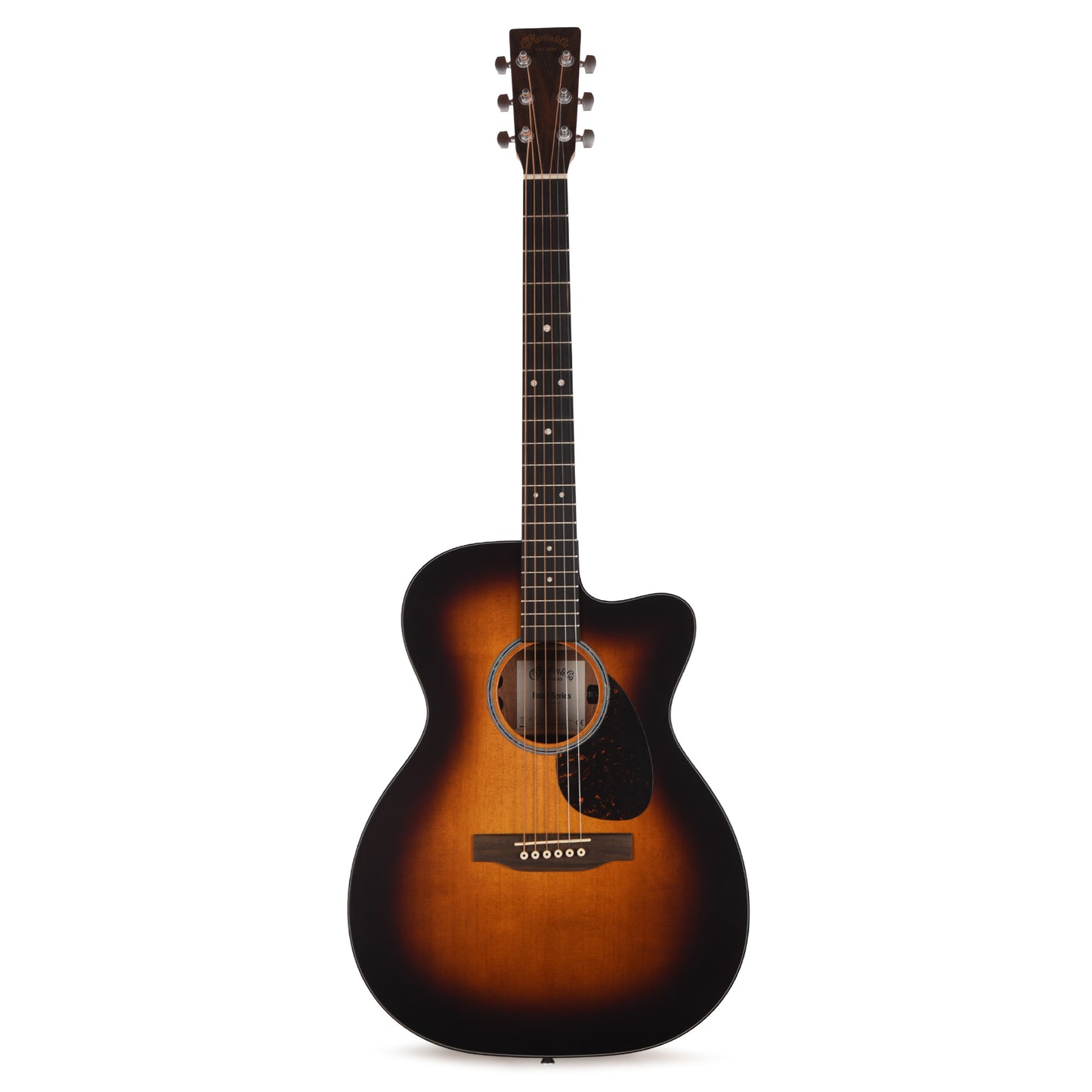 Martin Road Series OMC-10E Modern Spruce/Sapele 1935 Sunburst Acoustic Guitars / OM and Auditorium