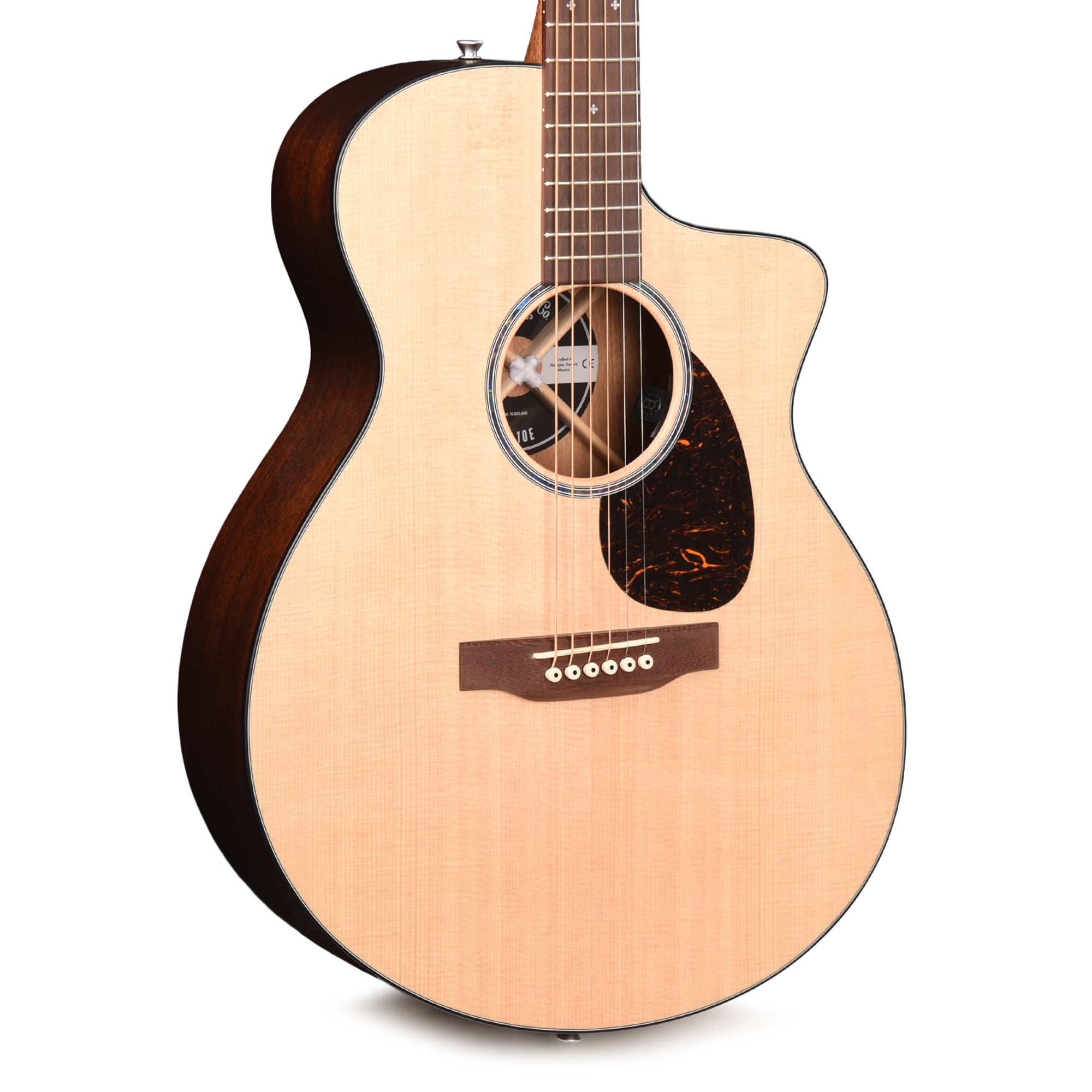 Martin Road Series SC-10E Modern Spruce/Sapele Natural Acoustic Guitars / OM and Auditorium