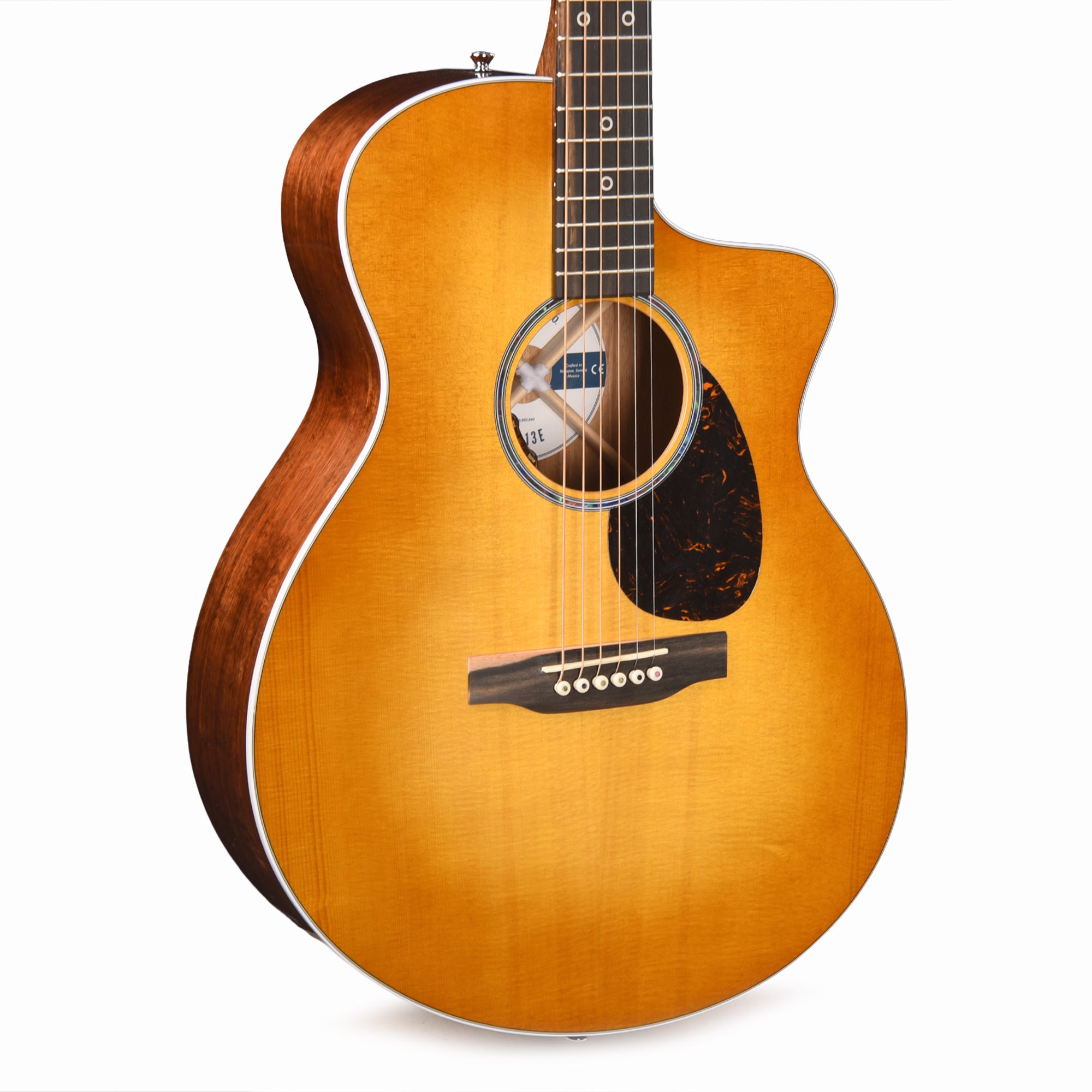 Martin Road Series SC-13E Modern Spruce/Koa Fine Veneer Mezcal Burst Acoustic Guitars / OM and Auditorium