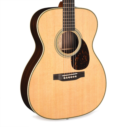 Martin Standard Series OM-28E Spruce/East Indian Rosewood Natural Acoustic Guitars / OM and Auditorium
