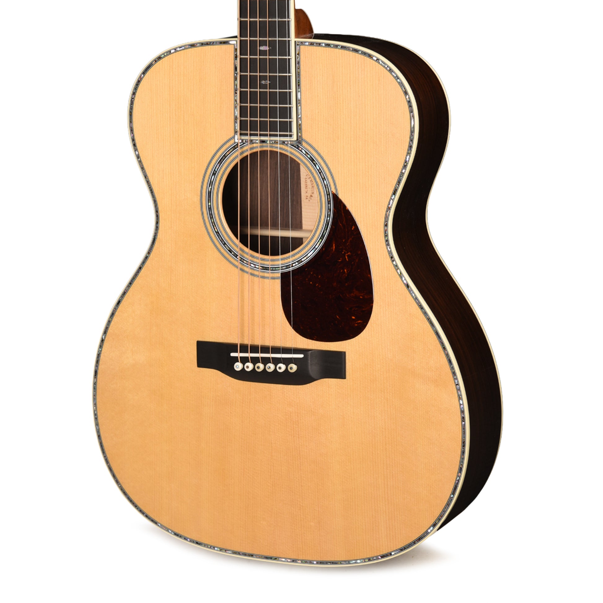 Martin Standard Series OM-42 Spruce/East Indian Rosewood Natural Acoustic Guitars / OM and Auditorium