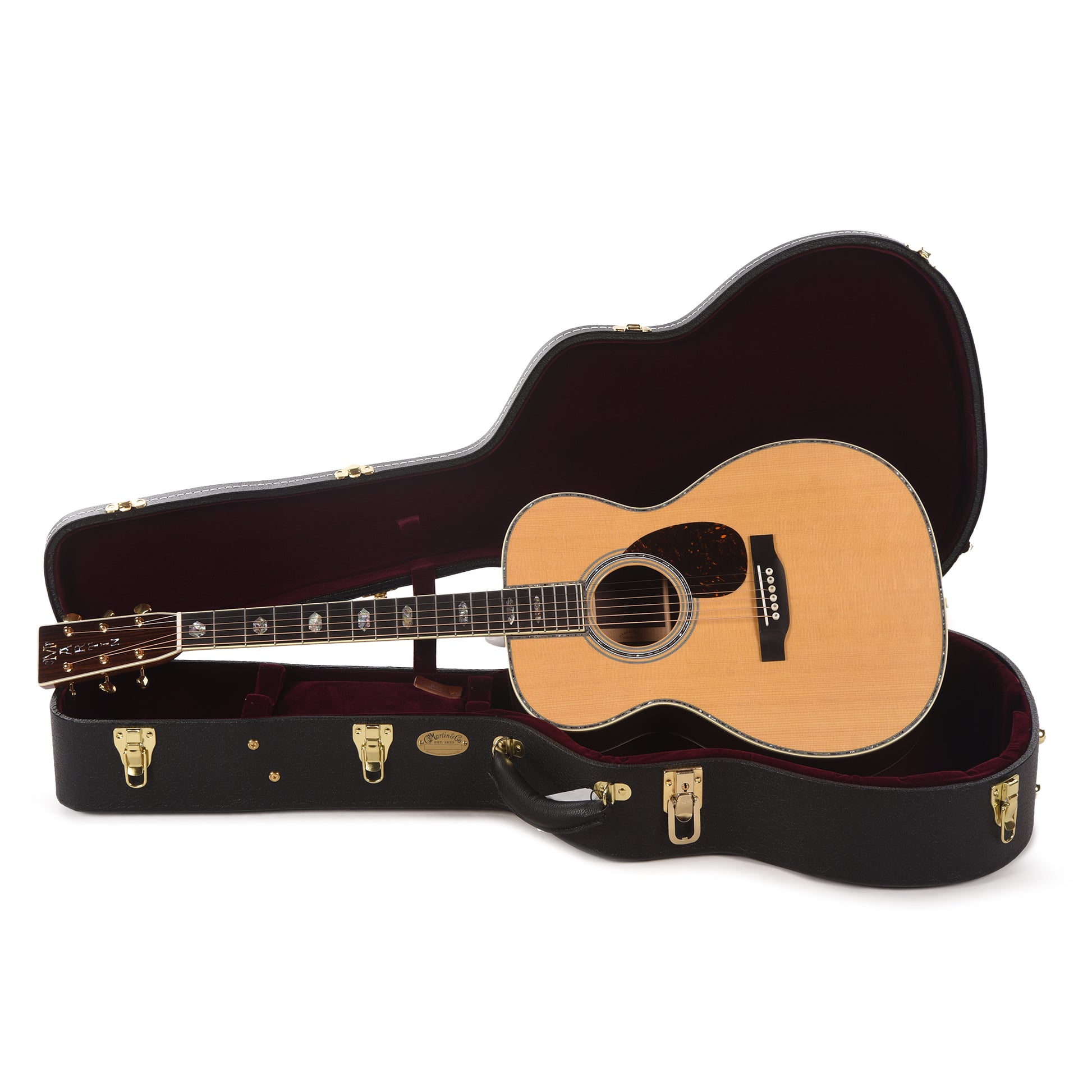 Martin Standard Series OM-45 Spruce/East Indian Rosewood Natural Acoustic Guitars / OM and Auditorium