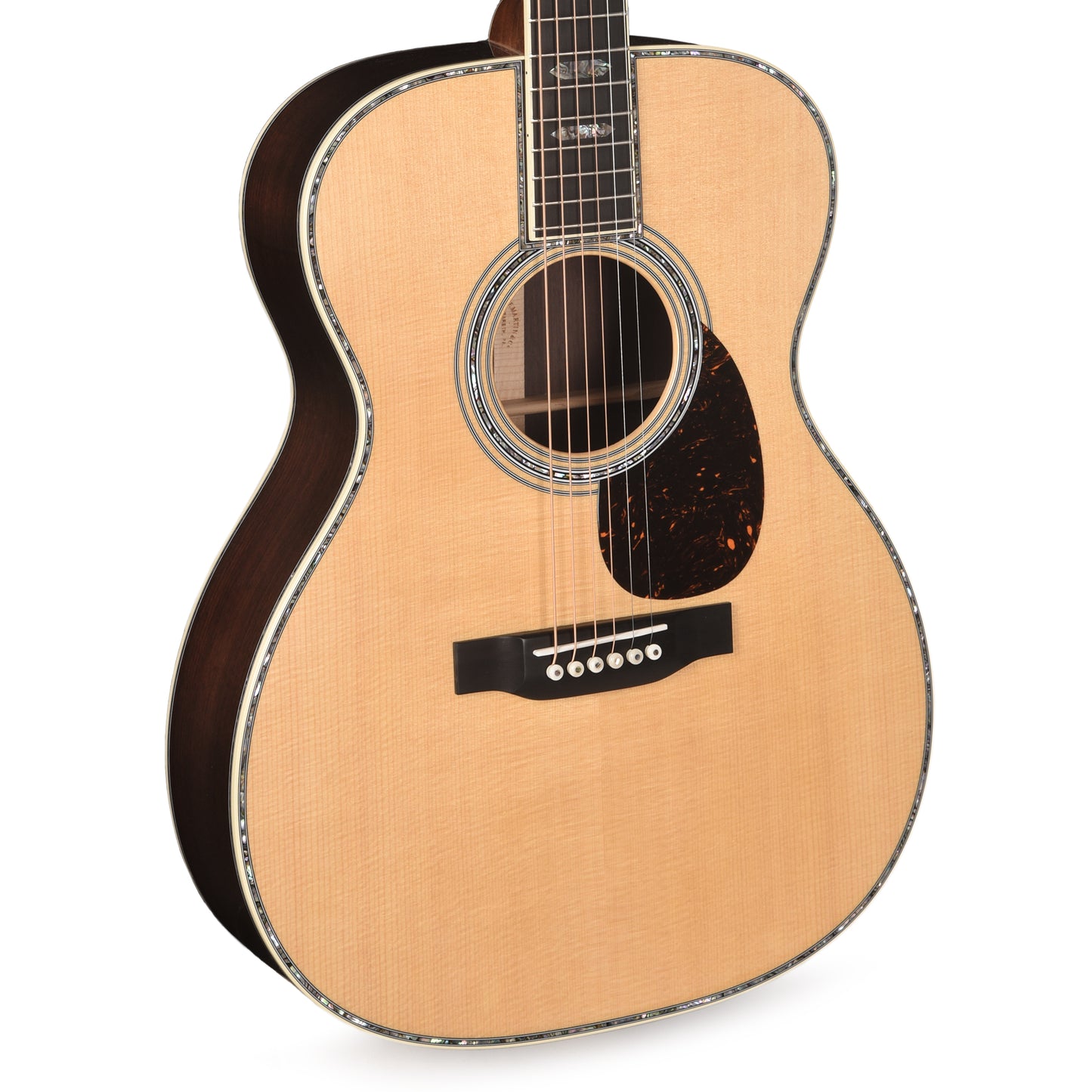 Martin Standard Series OM-45 Spruce/East Indian Rosewood Natural Acoustic Guitars / OM and Auditorium