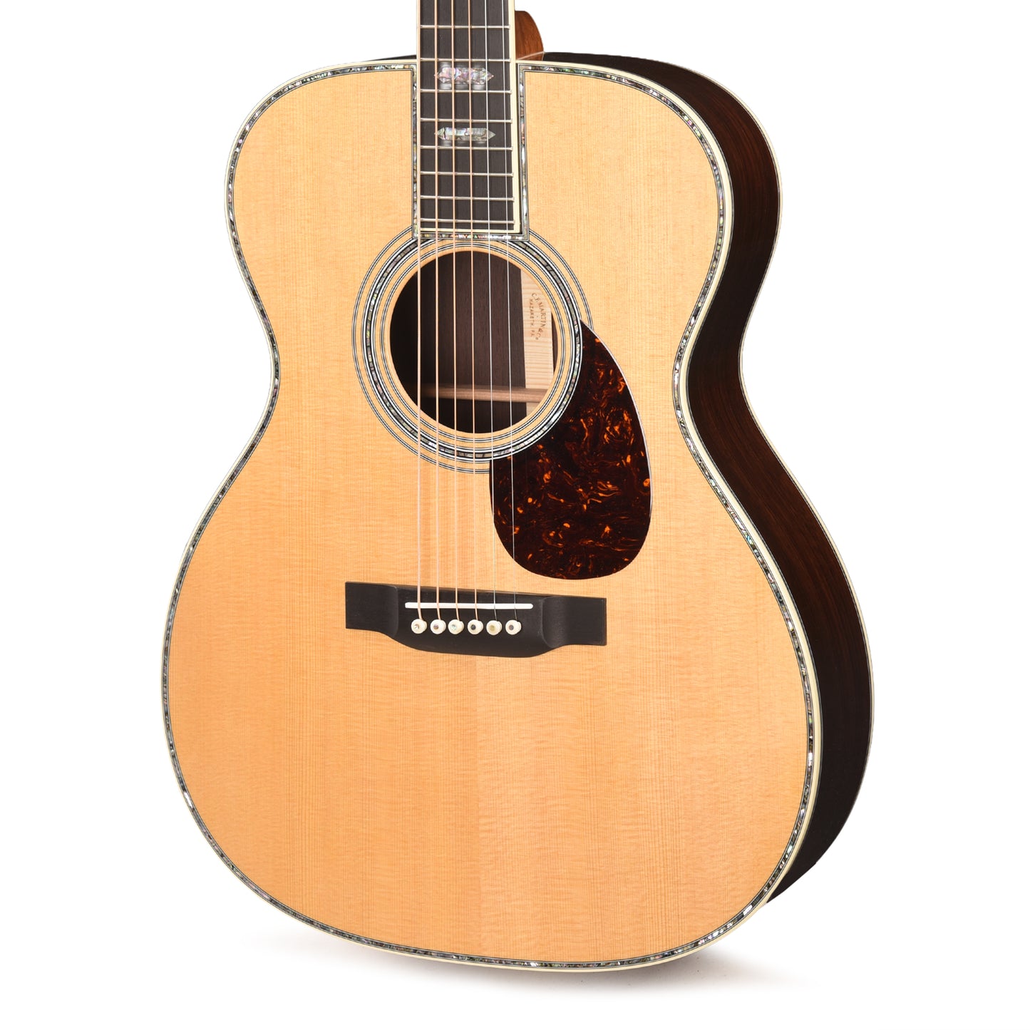 Martin Standard Series OM-45 Spruce/East Indian Rosewood Natural Acoustic Guitars / OM and Auditorium