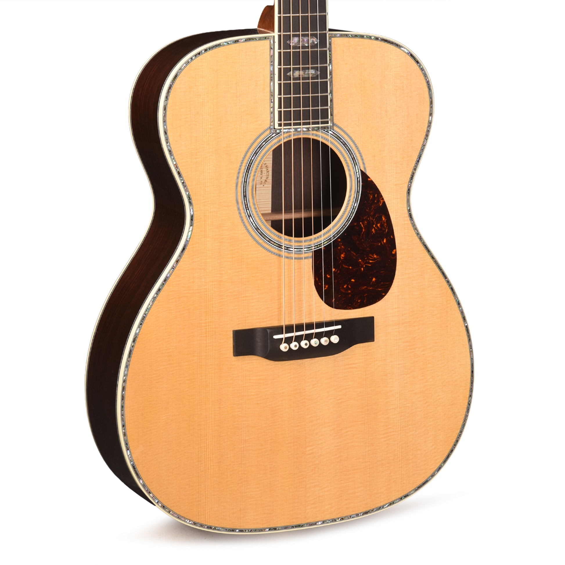 Martin Standard Series OM-45 Spruce/East Indian Rosewood Natural Acoustic Guitars / OM and Auditorium