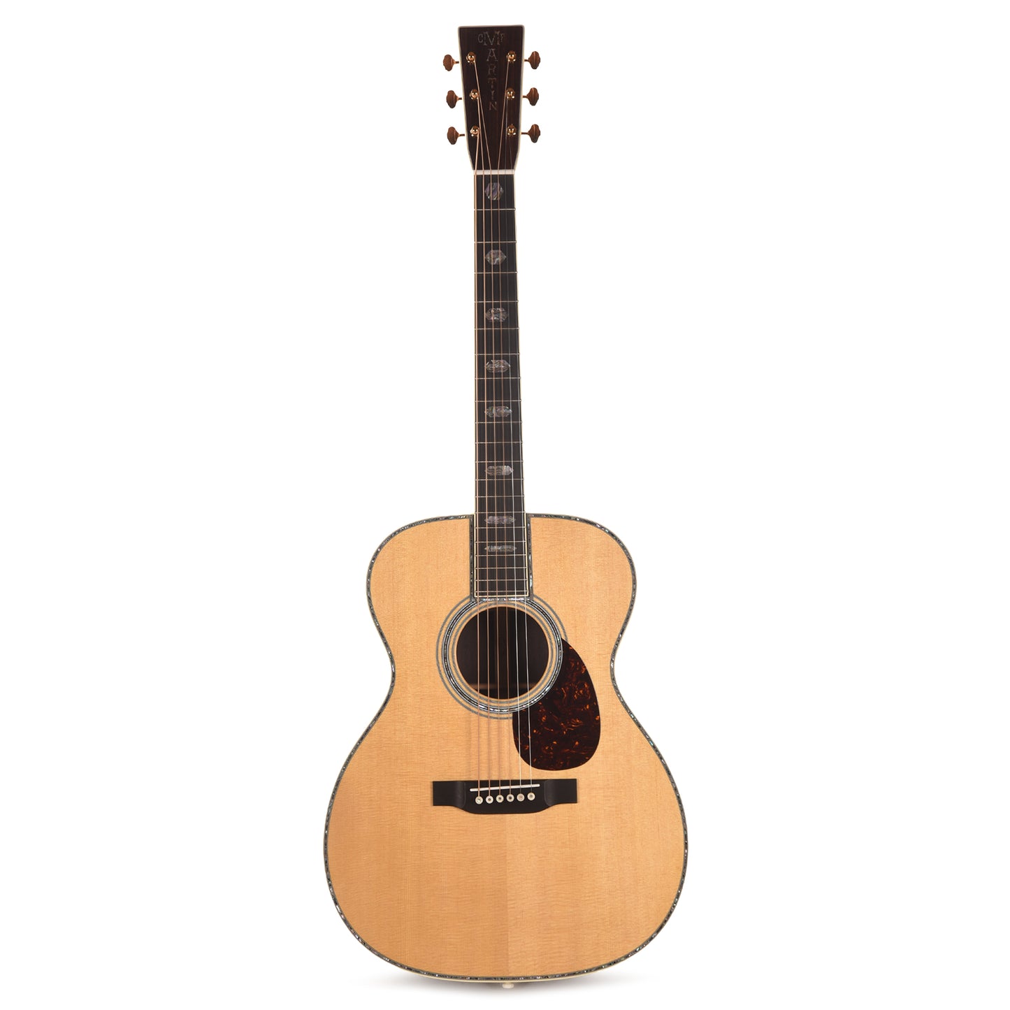 Martin Standard Series OM-45 Spruce/East Indian Rosewood Natural Acoustic Guitars / OM and Auditorium