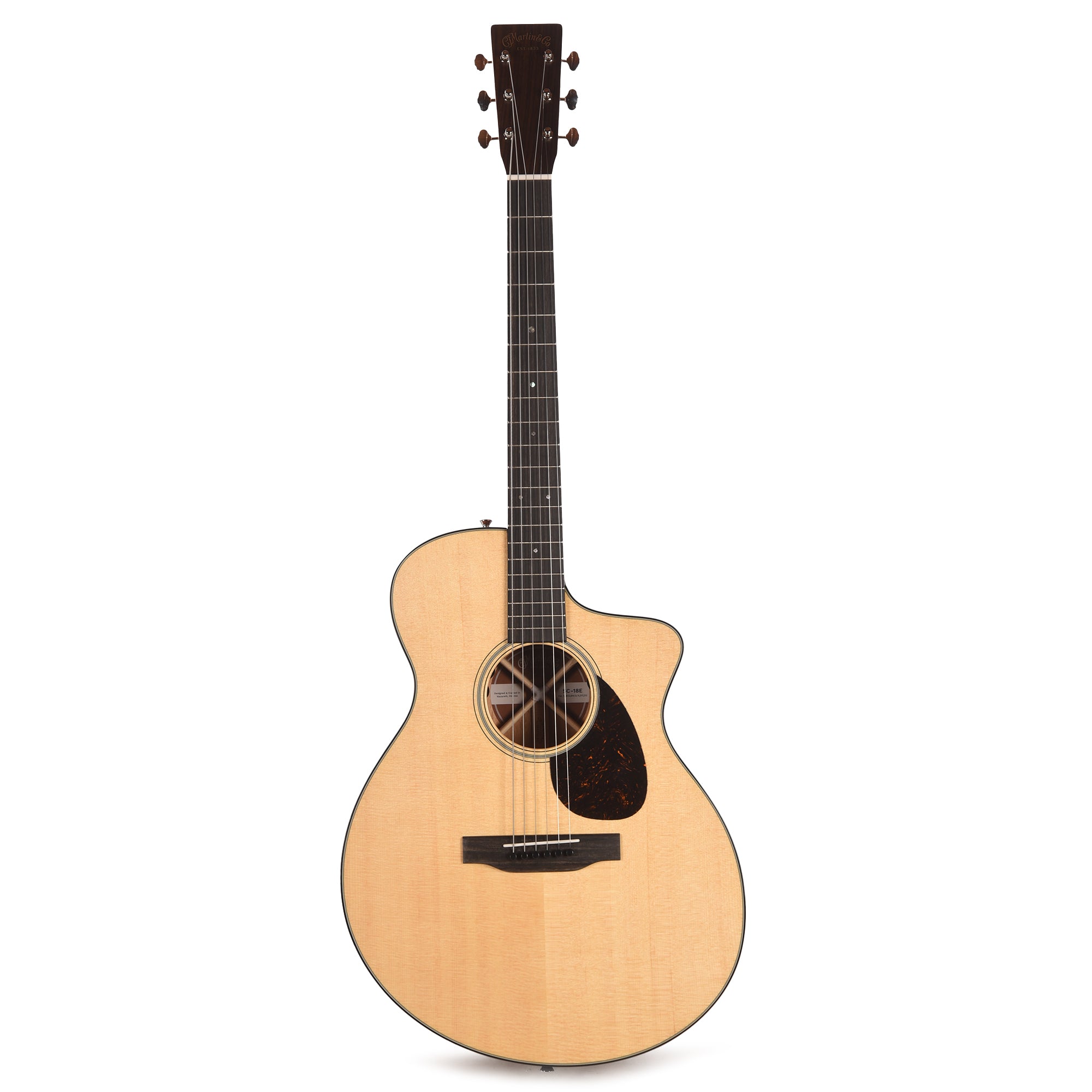 Martin Standard Series SC-18E Spruce/Mahogany Natural w/Fishman Aura VT Blend Acoustic Guitars / OM and Auditorium