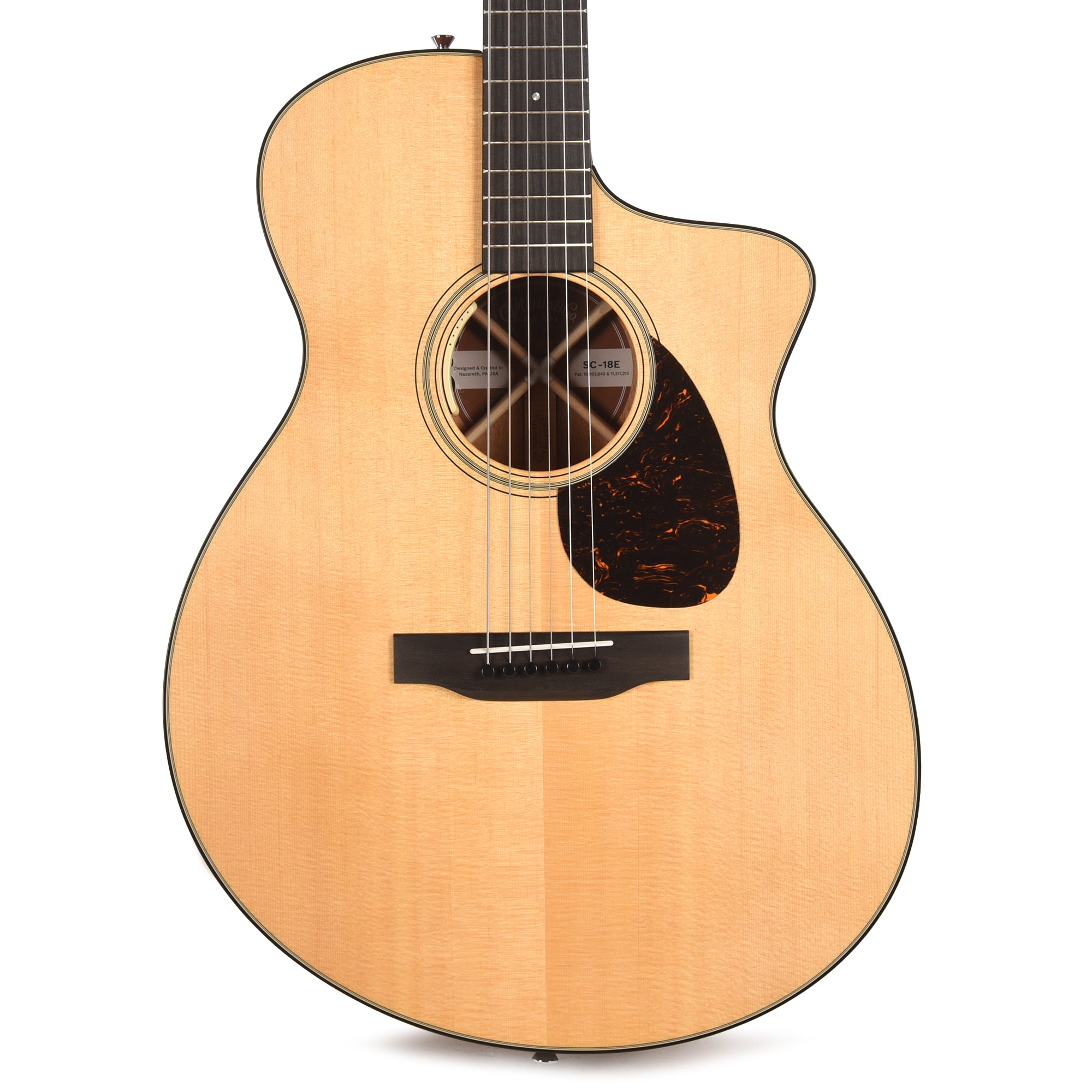 Martin Standard Series SC-18ELRB Spruce/Mahogany Natural w/LR Baggs Acoustic Guitars / OM and Auditorium
