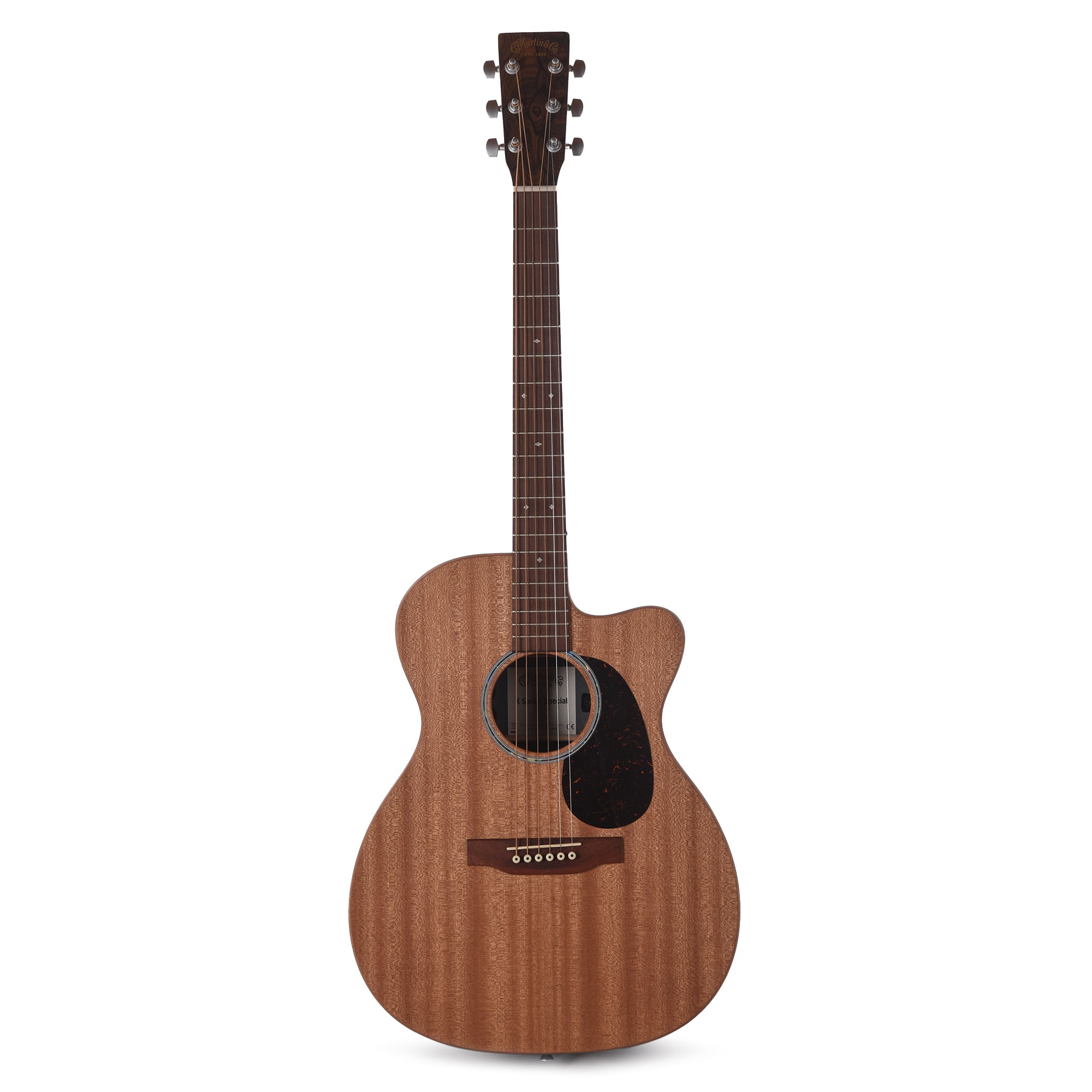 Martin X Series OMC-X2E Ziricote Special Solid Sapele/Ziricote HPL Natural w/Martin E1 Electronics Acoustic Guitars / OM and Auditorium