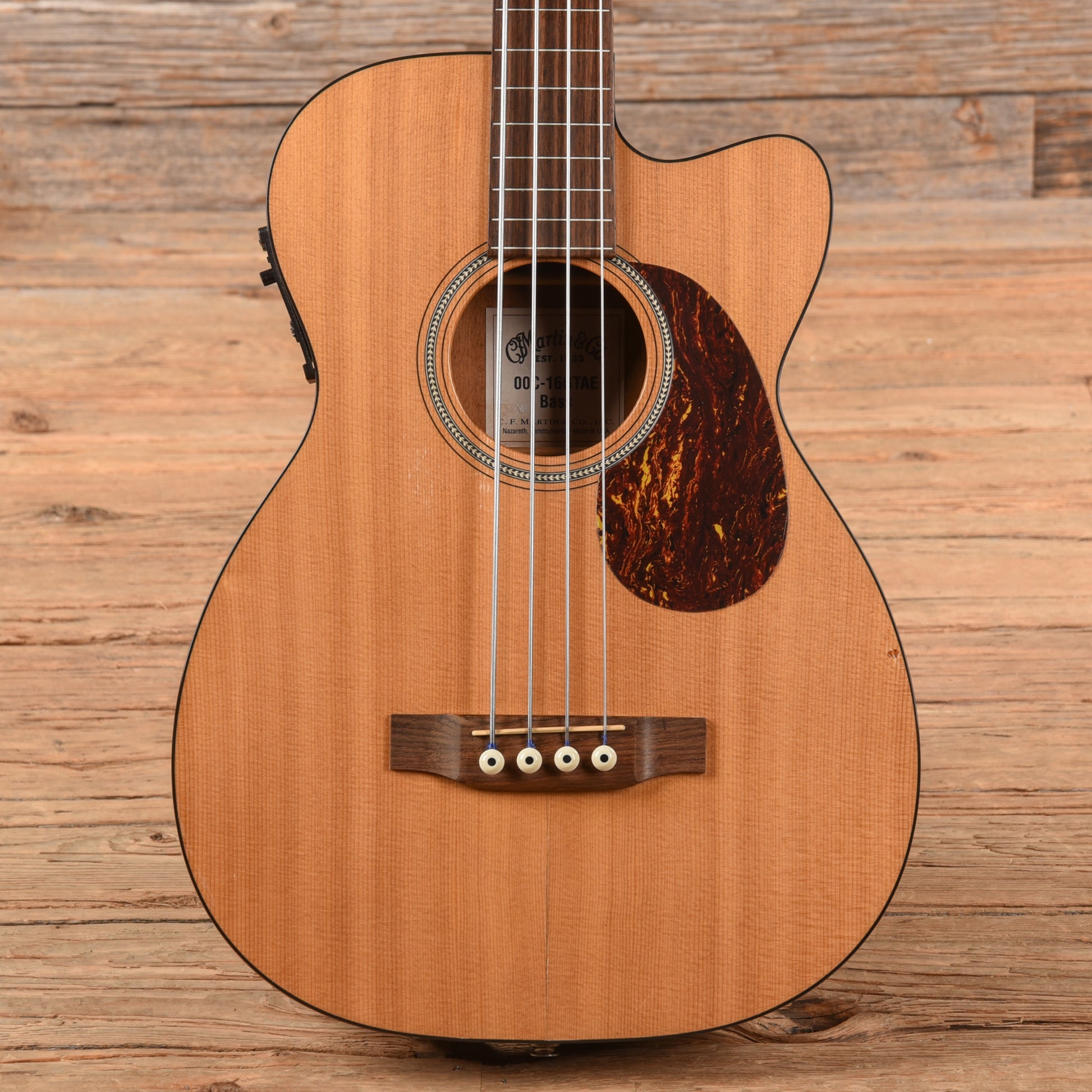 Martin Fretless 00C-16GTAE Natural 2006 Bass Guitars / 4-String