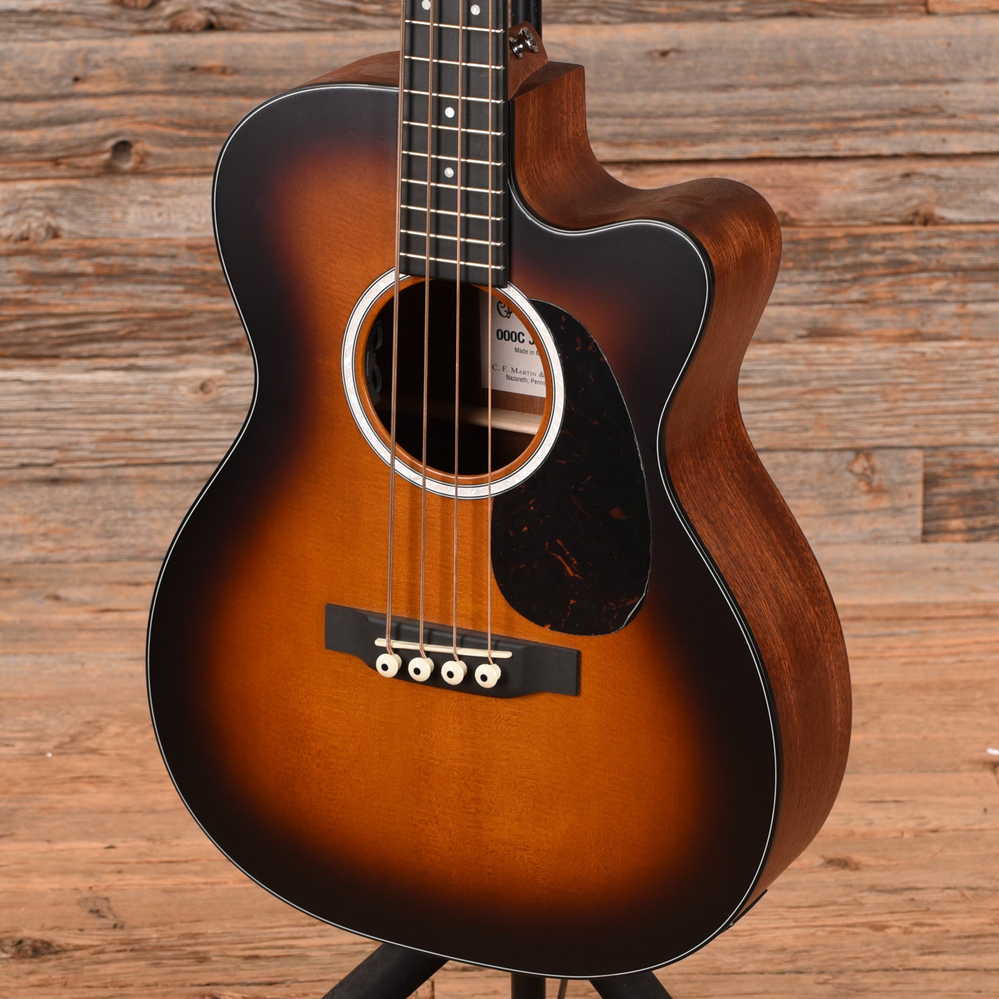Martin 000CJR-10E Bass Natural Bass Guitars