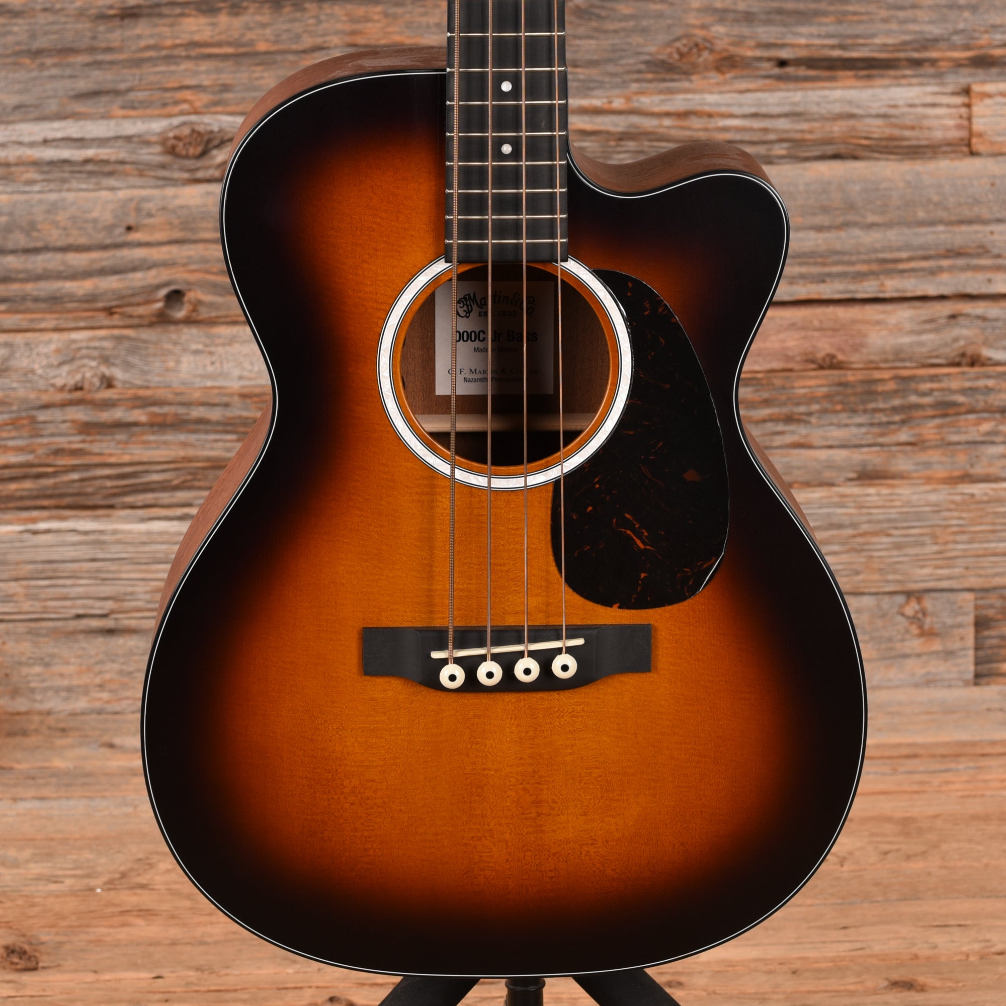 Martin 000CJR-10E Bass Natural Bass Guitars