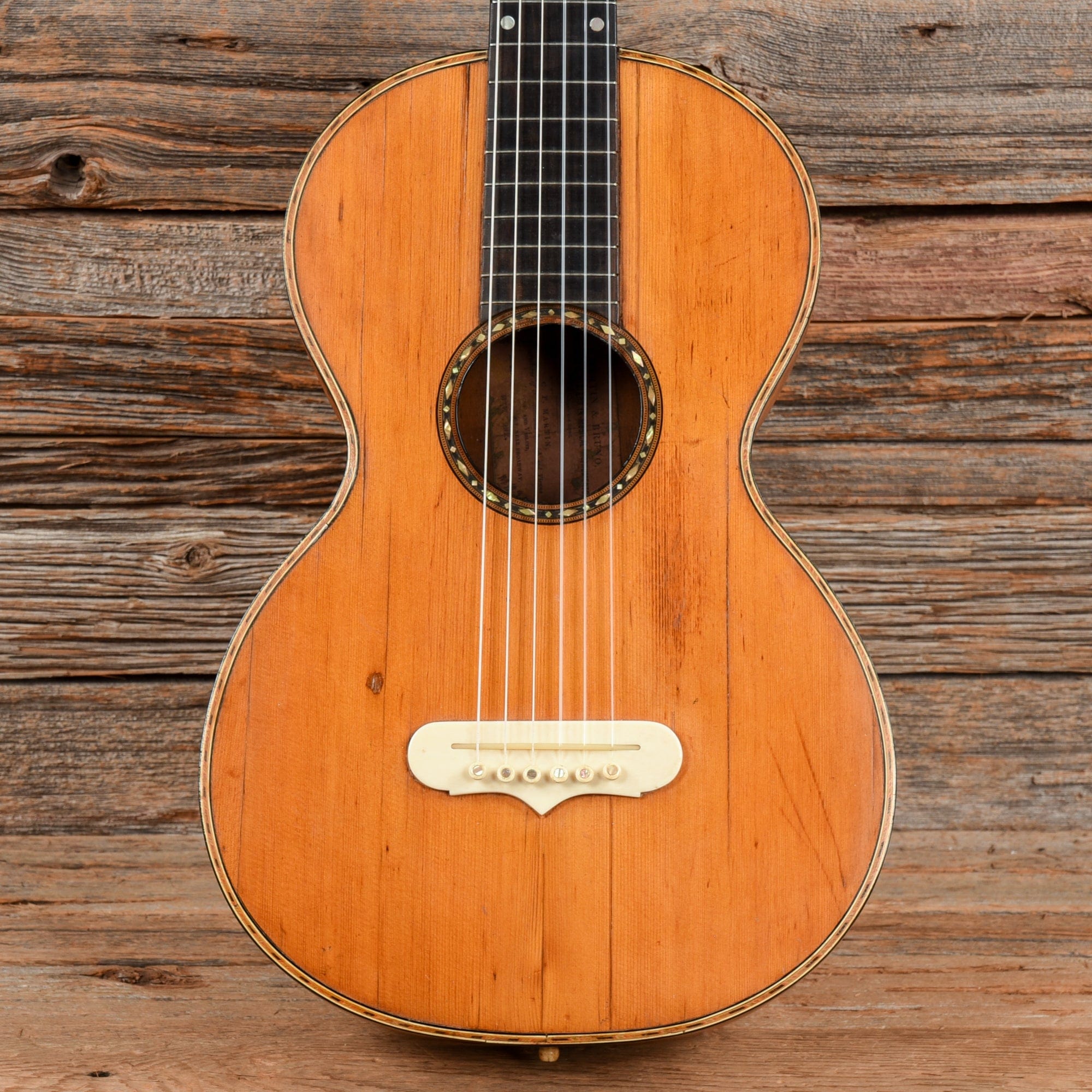 Martin & Bruno Parlor w/Ivory Bridge Natural 1830s – Chicago Music Exchange