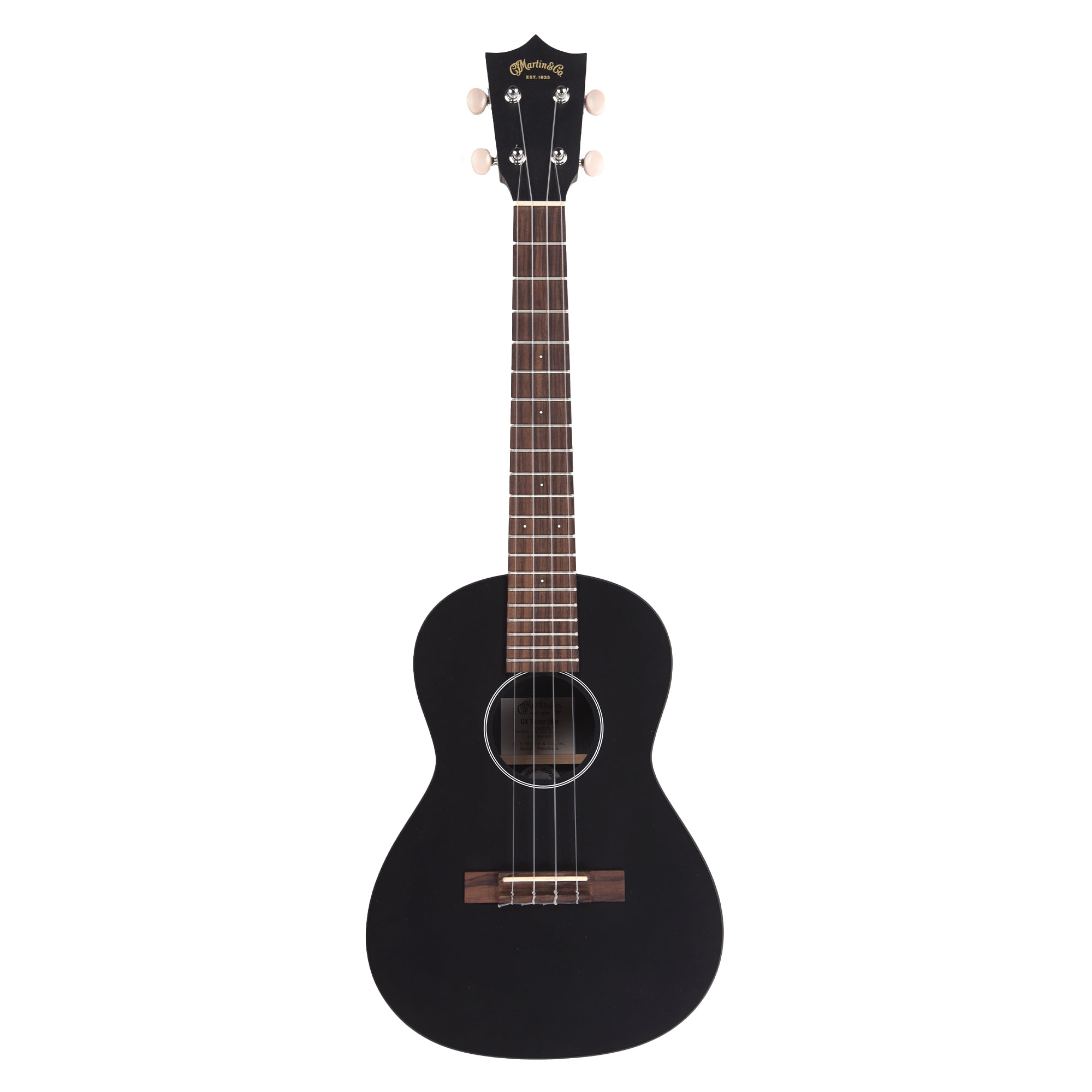 Martin X Series 0X Tenor Ukulele Black HPL LEFTY Folk Instruments / Ukuleles