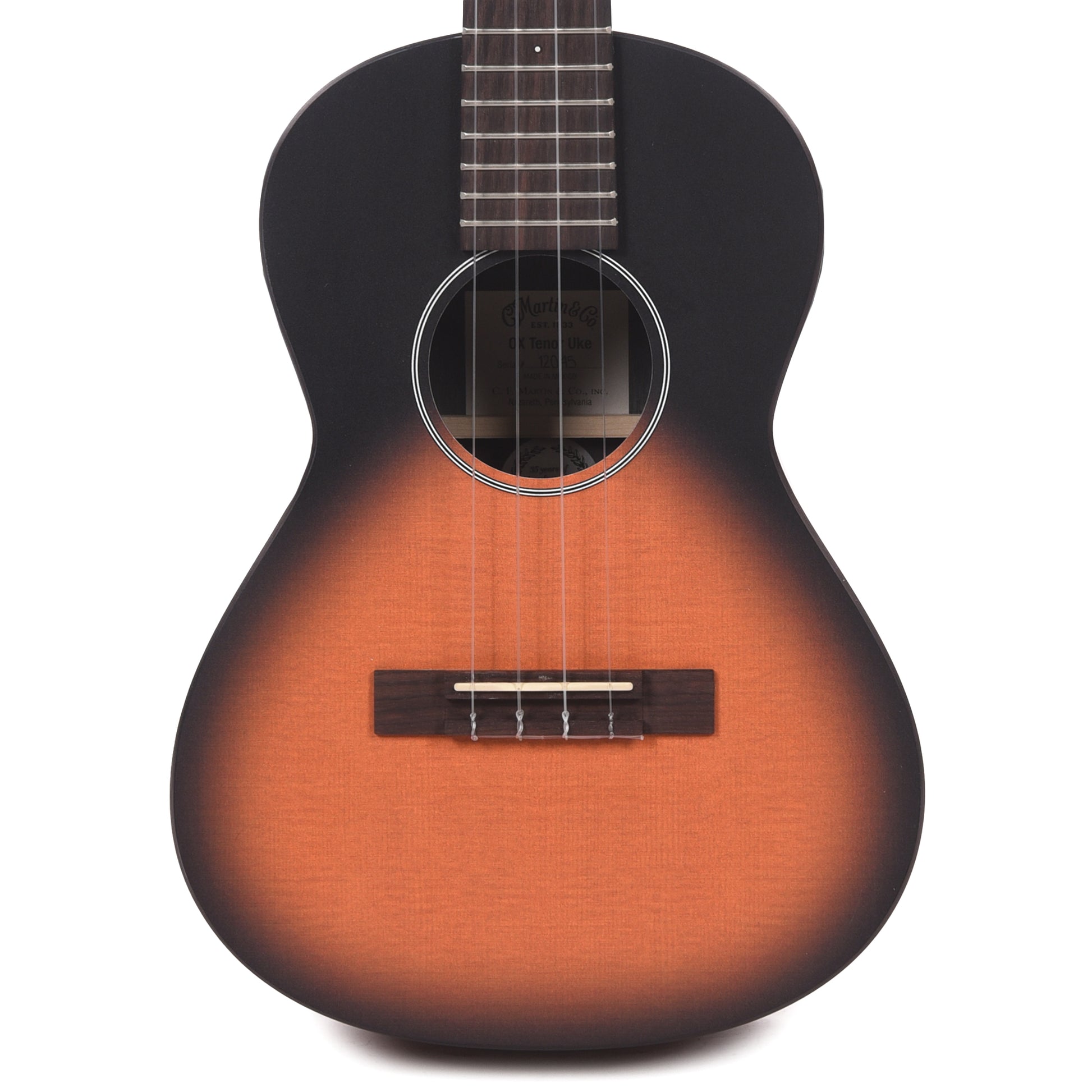 Martin X Series 0X Tenor Ukulele Sunset Pattern HPL/Figured Mahogany HPL Folk Instruments / Ukuleles