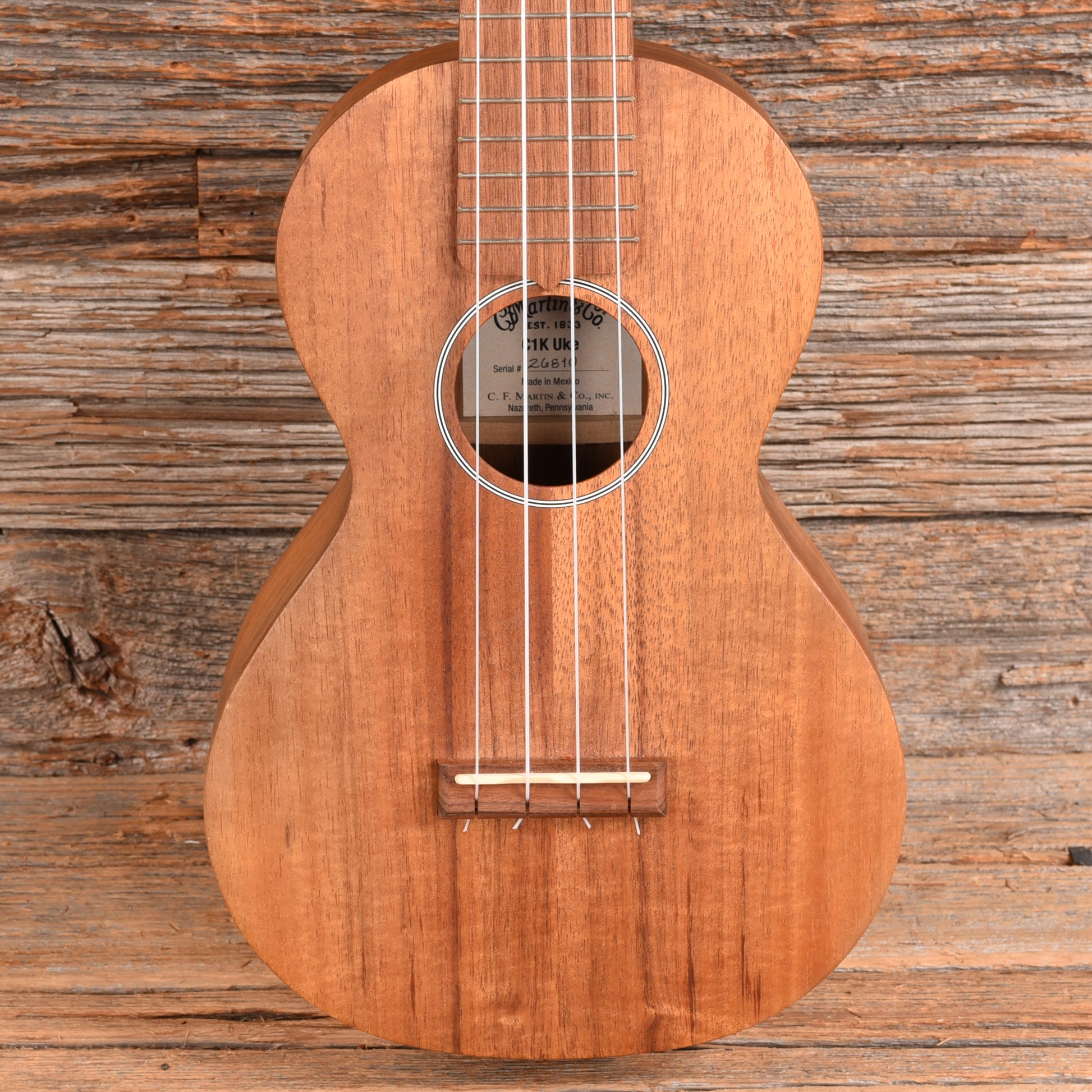 Martin C1K Koa Concert Uke Natural 2021 Ukuleles